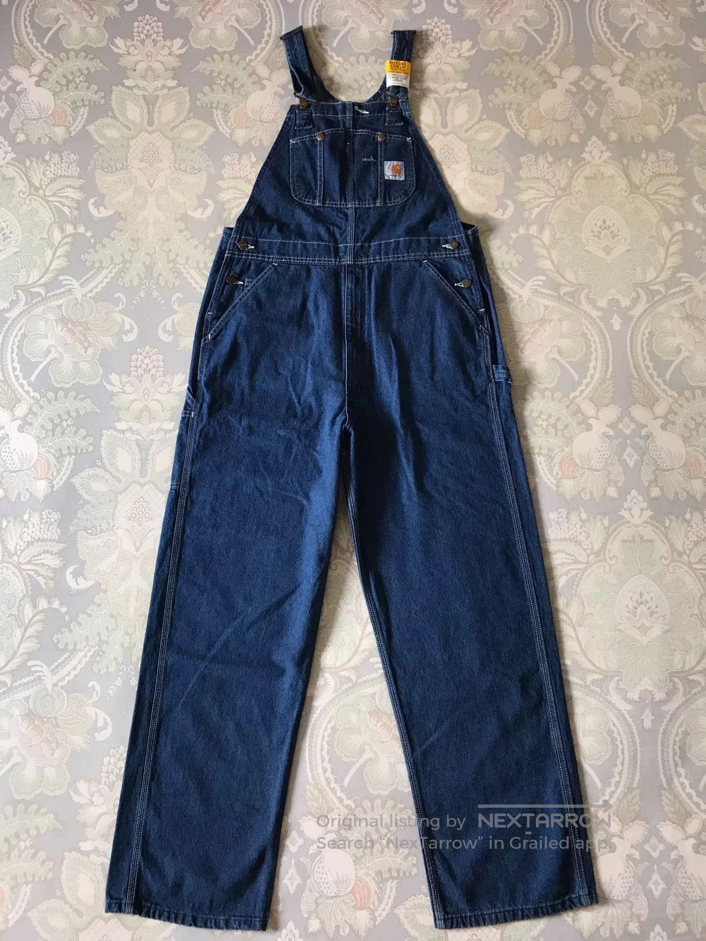 Carhartt Carhartt R07 Washed Denim Overalls W38L32. Size US 38 / EU 54 - 3 Thumbnail