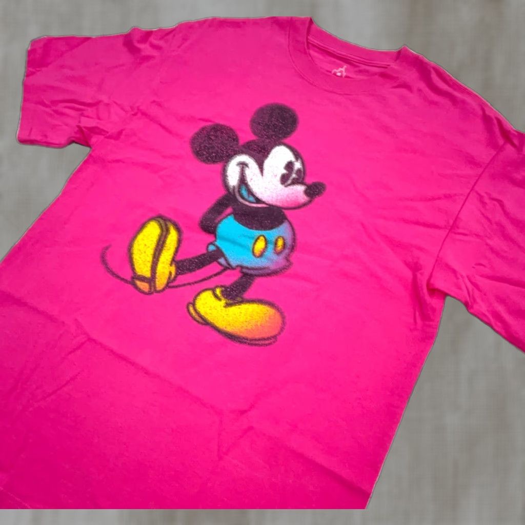 Disney Disney Shirt Women Medium Pink Mickey Mouse Land Resort Walt World Retro Top Tee Size M / US 6-8 / IT 42-44 - 1 Thumbnail