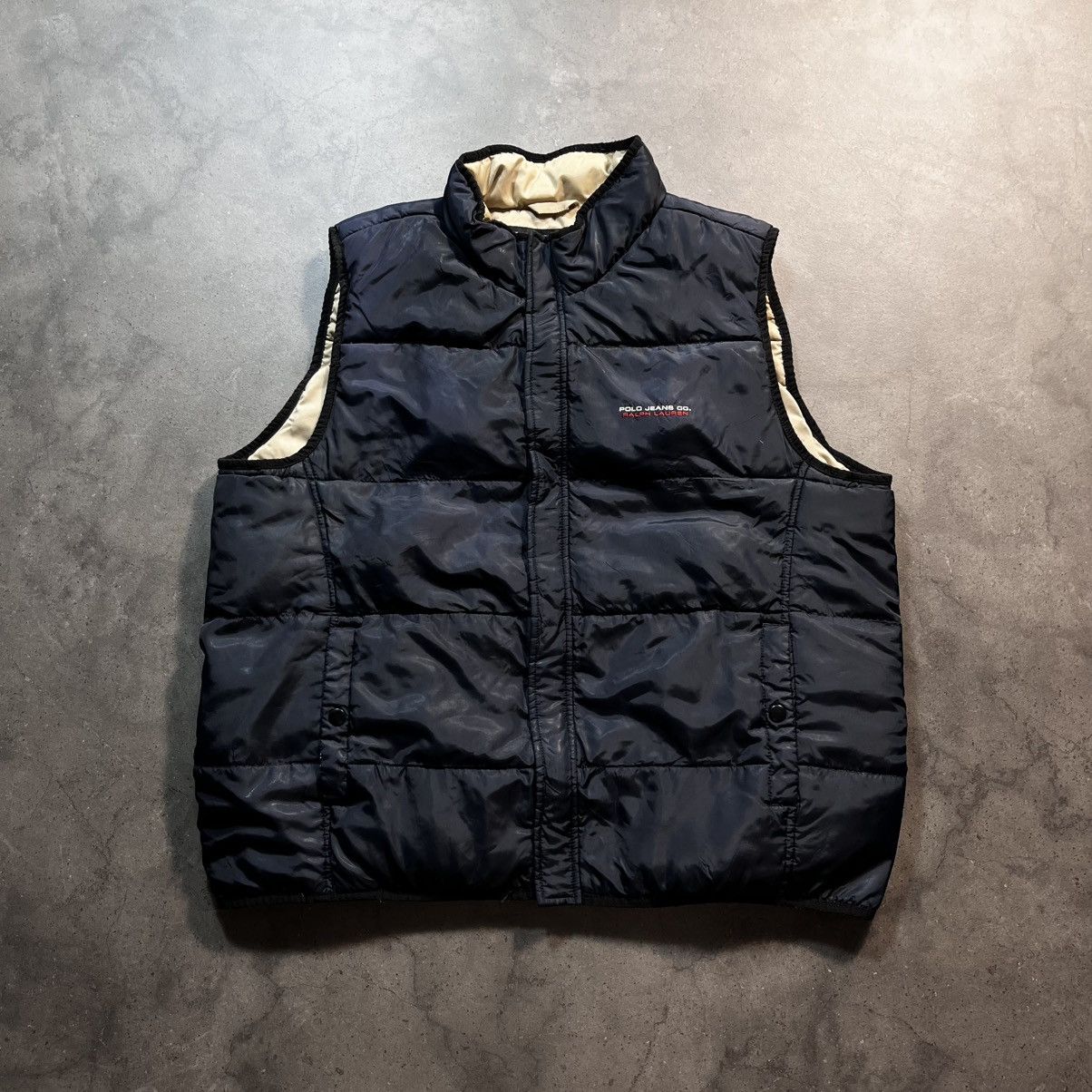 Polo Ralph Lauren Vintage 90s Polo Ralph Lauren Vest Down Puffer Jacket Size US XL / EU 56 / 4 - 1 Thumbnail