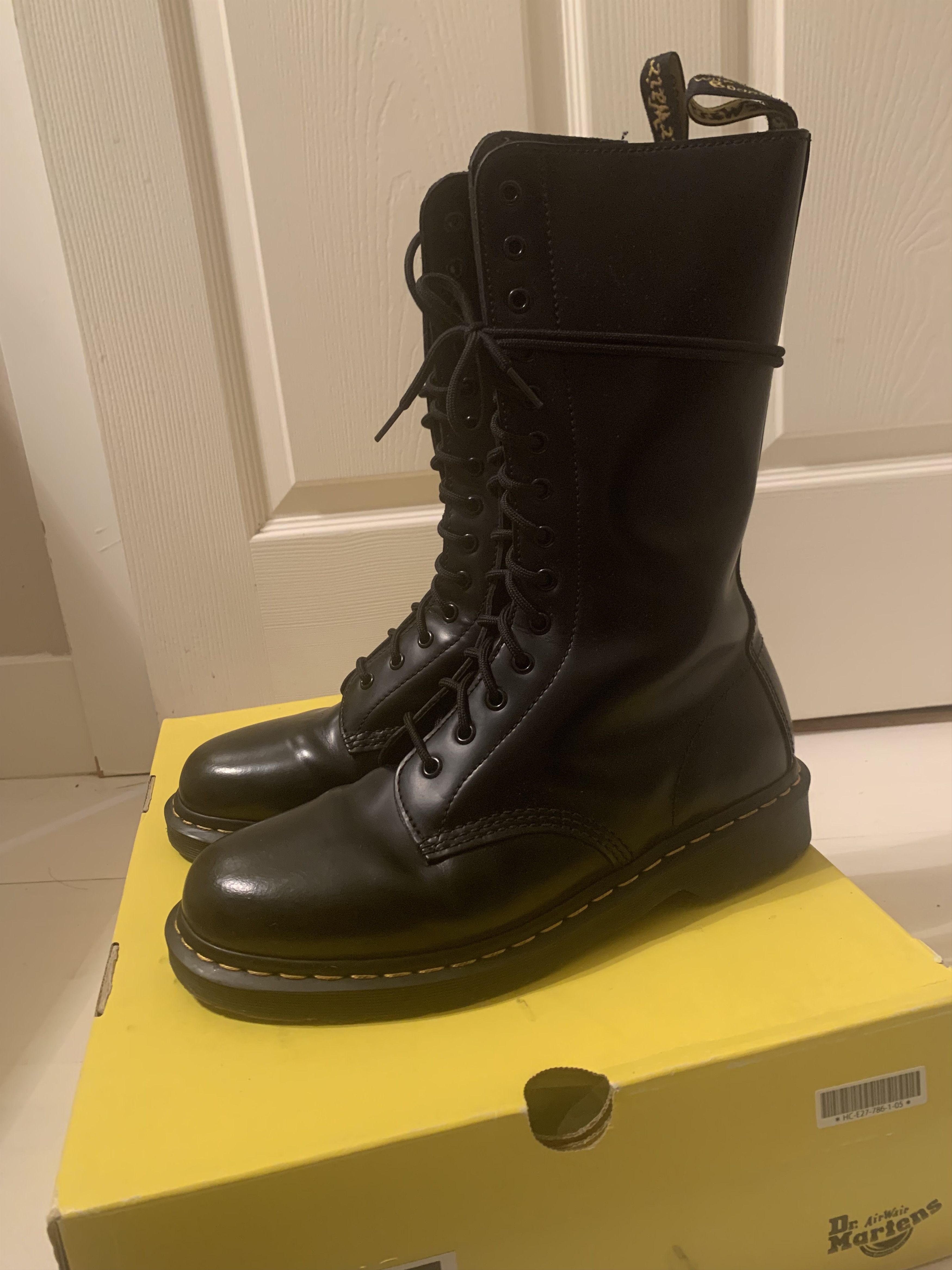 Dr. Martens × Yohji Yamamoto Yohji Yamamoto x Dr. Martens 1914 Zipper Airwair Boots Size US 11 / EU 44 - 1 Thumbnail