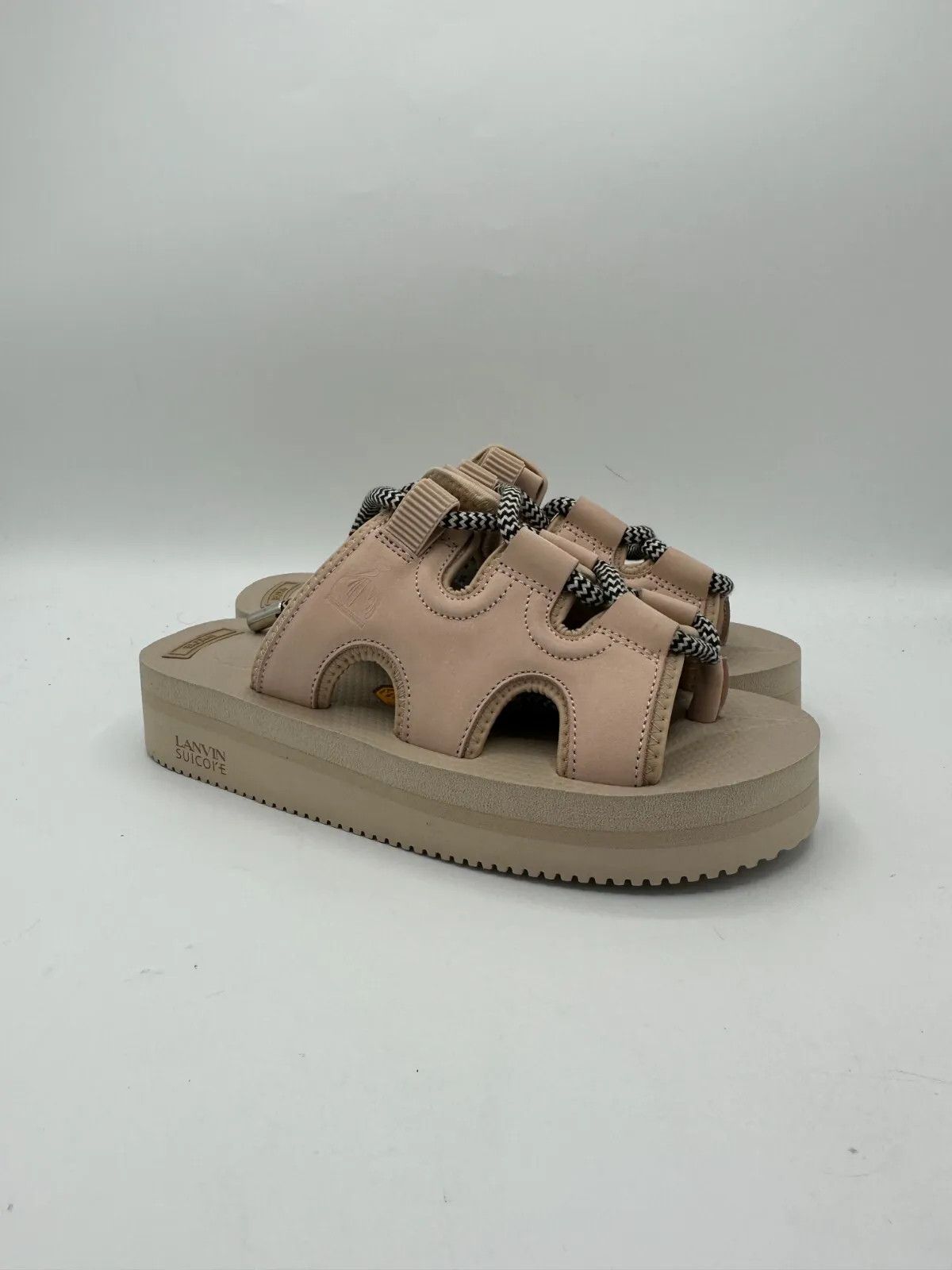Lanvin × Suicoke Lanvin Suicoke Ray-2Vab Wrap Around Sandal Pink Size US 7 / IT 37 - 2 Thumbnail