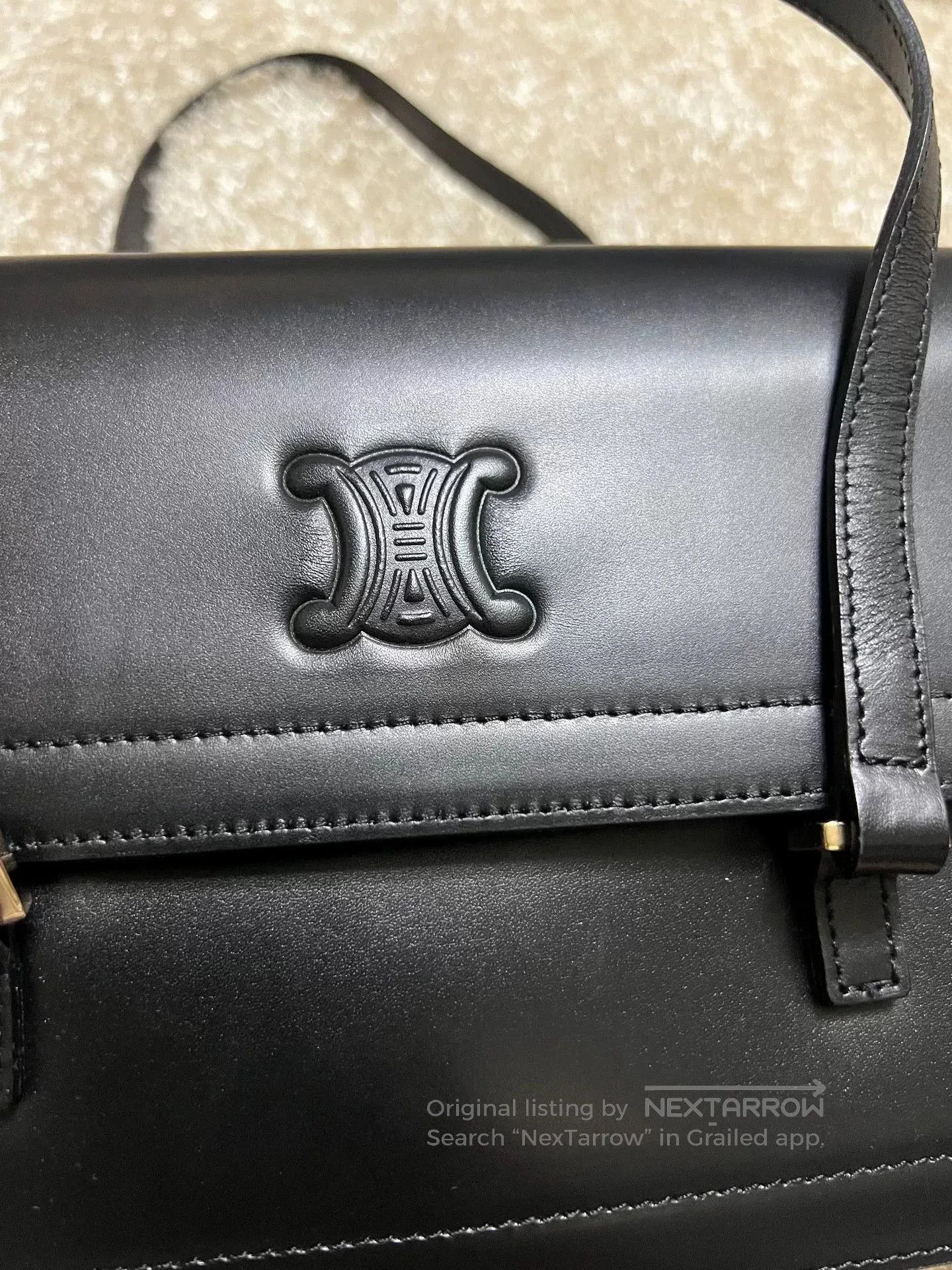 Celine Celine Vintage Triomphe Box Bag. Size ONE SIZE - 2 Thumbnail