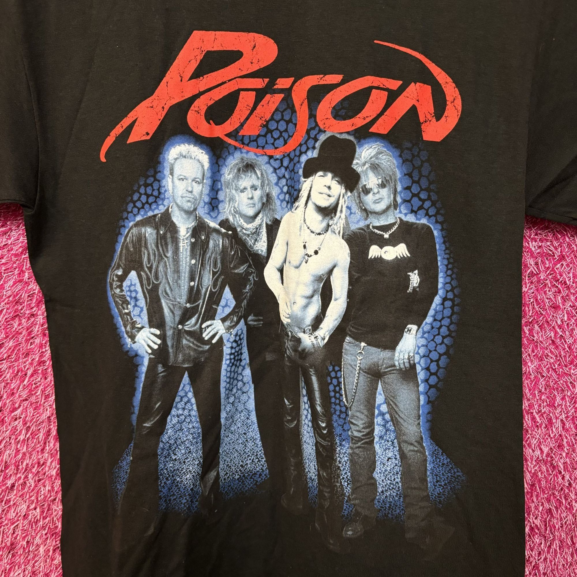 Band Tees Poison Power to the People Heavy Metal Tee small Size US S / EU 44-46 / 1 - 2 Thumbnail