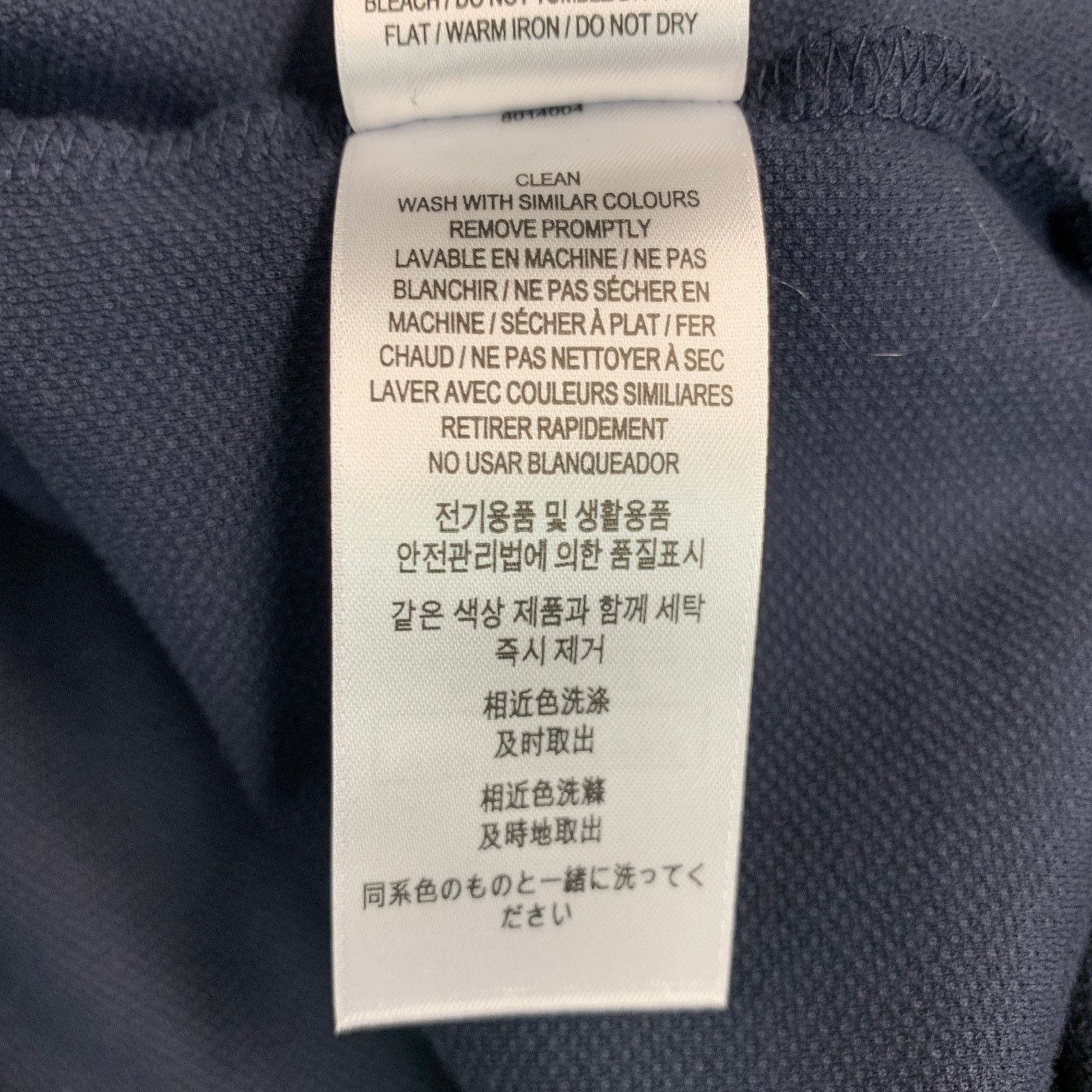 Burberry BURBERRY Size XXL Navy Cotton Monogram Half Placket Polo Size US XXL / EU 58 / 5 - 8 Thumbnail