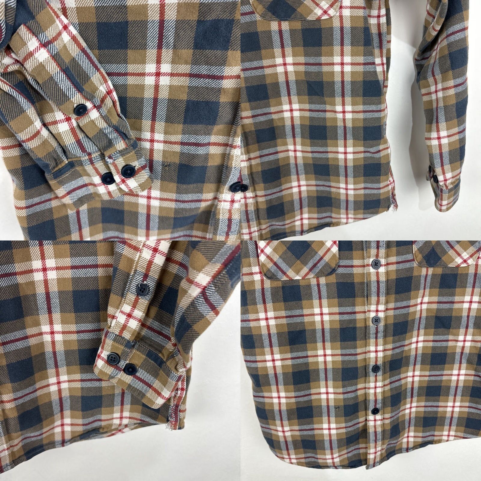 RVCA RVCA Shirt Medium Regular Multicolor Plaid Button-Up Outdoor Mens Size US M / EU 48-50 / 2 - 8 Thumbnail