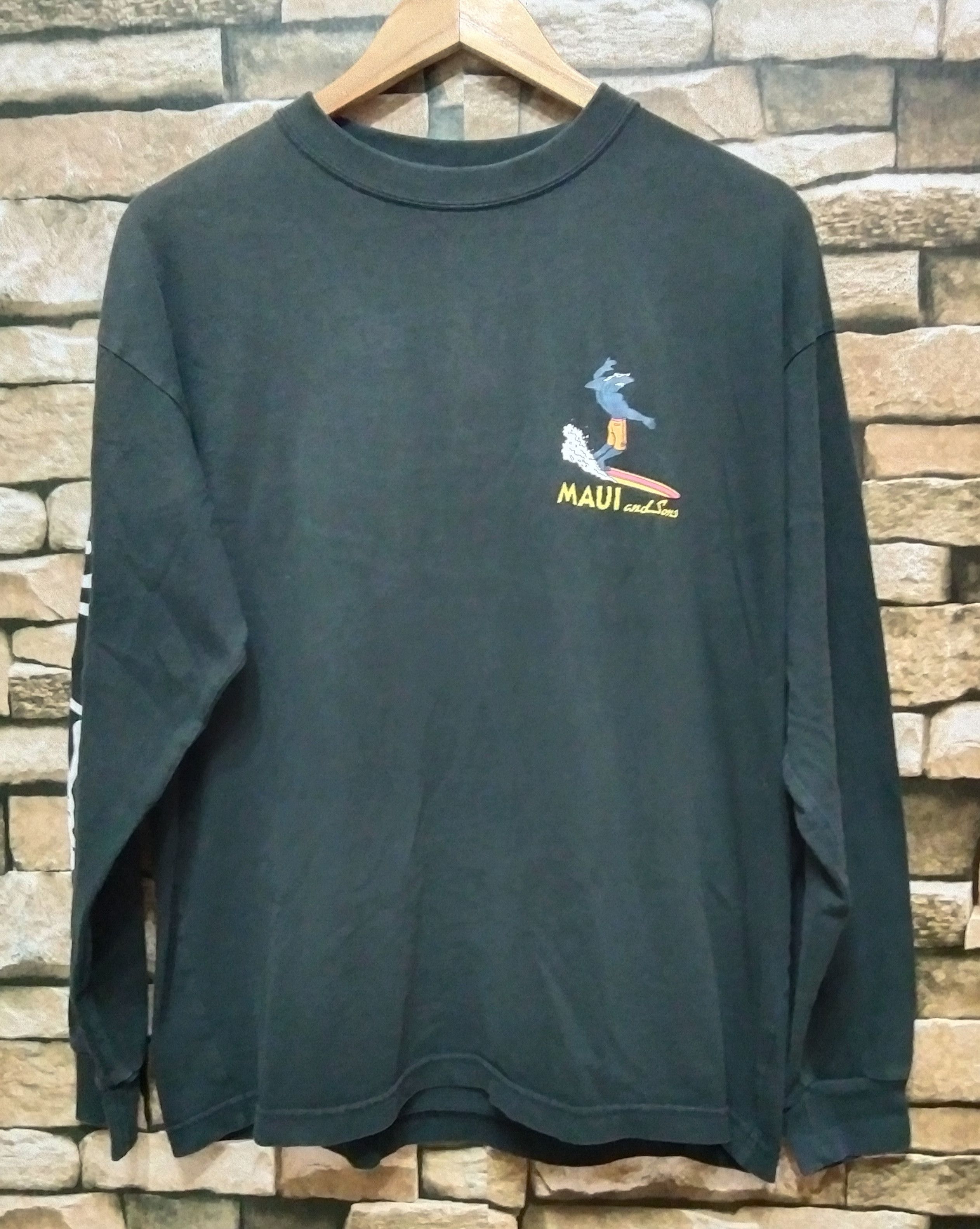 Maui and Sons × Vintage Maui And Son Surfing Long Sleeve Shirt Size US M / EU 48-50 / 2 - 1 Thumbnail