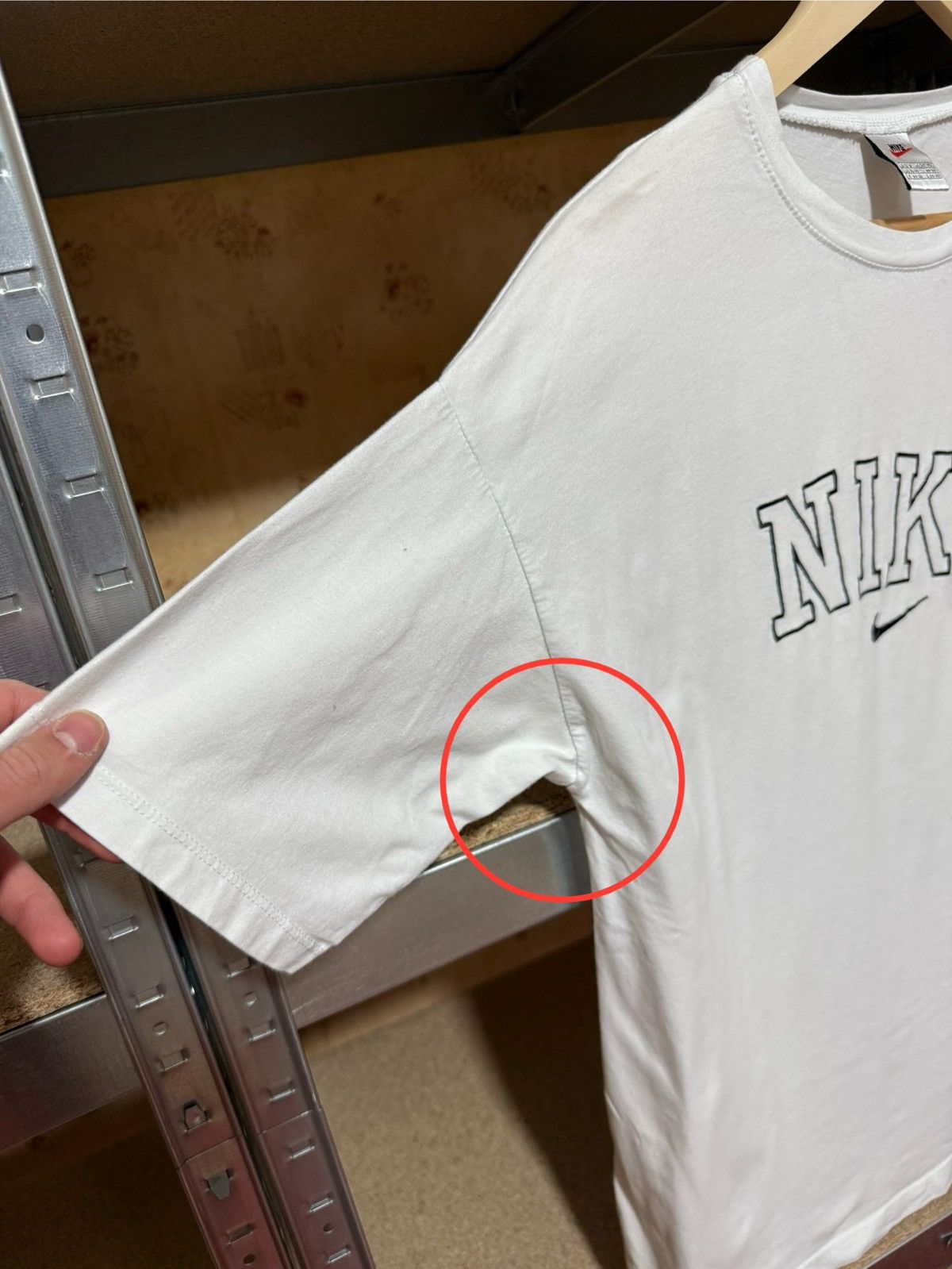 Nike × Vintage 🇺🇸 Vintage 90’s Nike American Retro USA Bootleg T-shirt Y2K Size US S / EU 44-46 / 1 - 7 Thumbnail