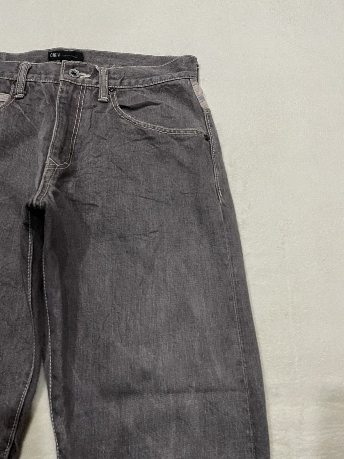 Japanese Brand Vintage Concave japanese Branh Faded Denim Keans Size US 31 - 4 Thumbnail