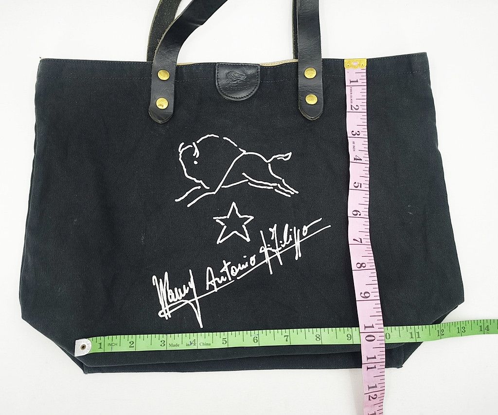 Il Bisonte IL BISONTE black cotton tote bag Size ONE SIZE - 9 Thumbnail