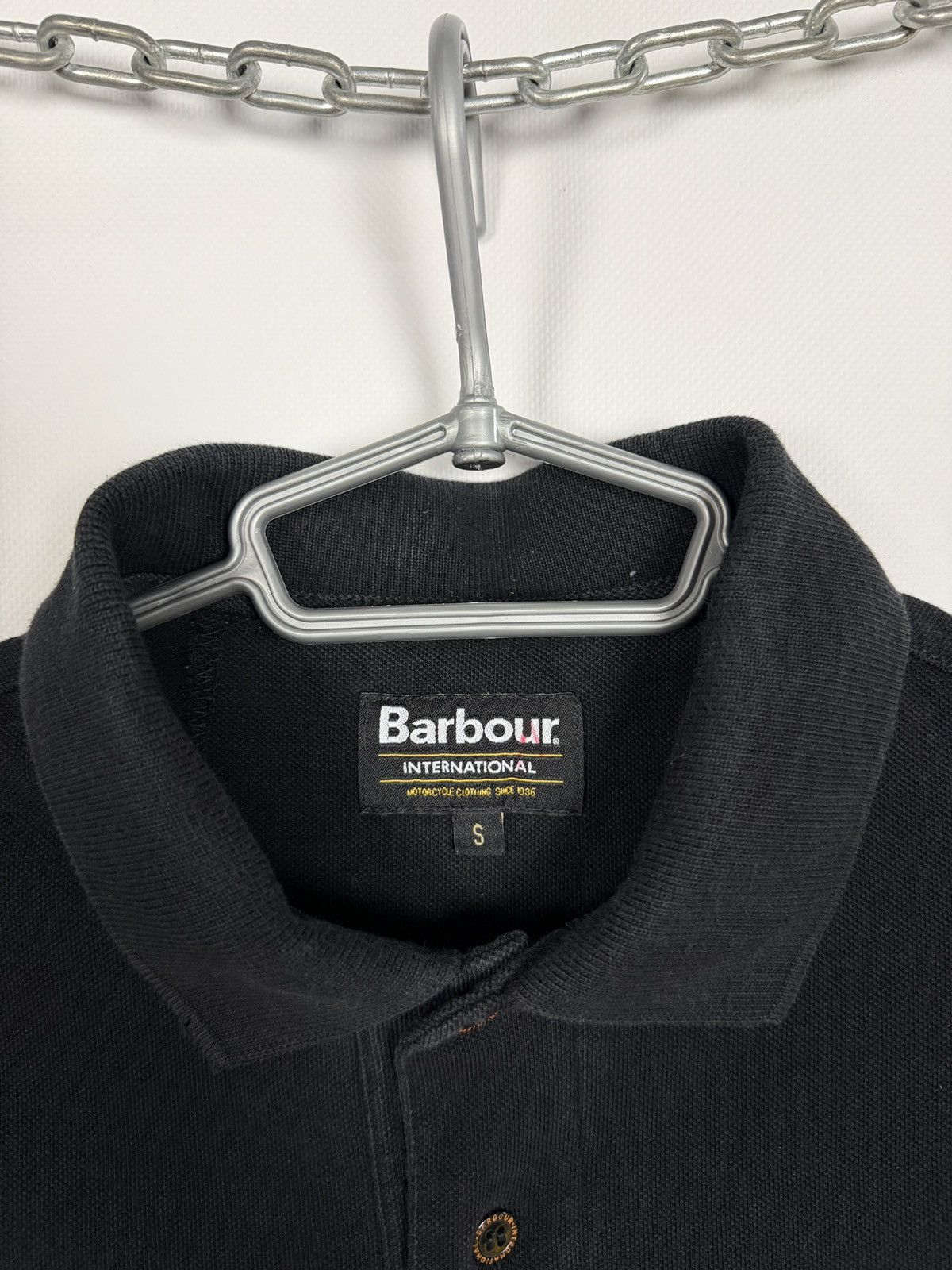 Barbour Barbour International Long Sleeve Polo Shirt Vintage Size S Size US S / EU 44-46 / 1 - 7 Thumbnail