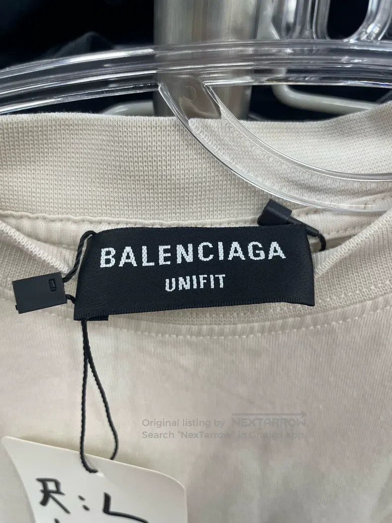 Balenciaga Balenciaga Back Alphabet Short Sleeve Size US S / EU 44-46 / 1 - 5 Thumbnail