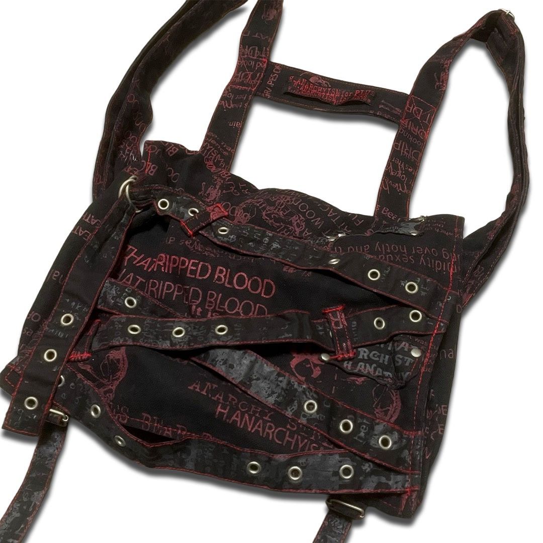 Japanese Brand HN+nois(h.naoto) Bondage Backpack Size ONE SIZE - 2 Thumbnail