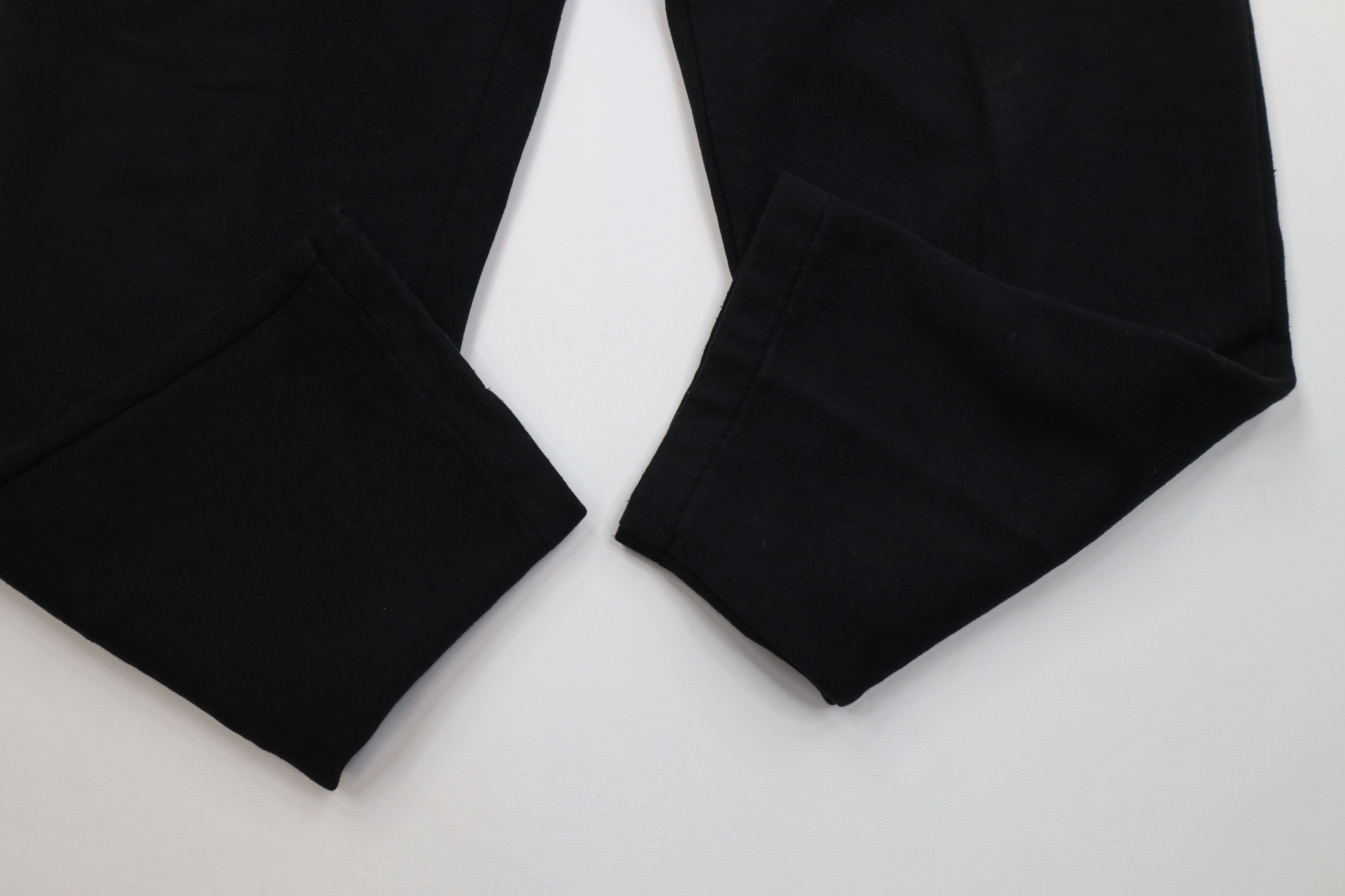 Vintage Vintage 90s Streetwear Blank Sweatpants Pants Black Size 26" / US 2 / IT 38 - 8 Thumbnail
