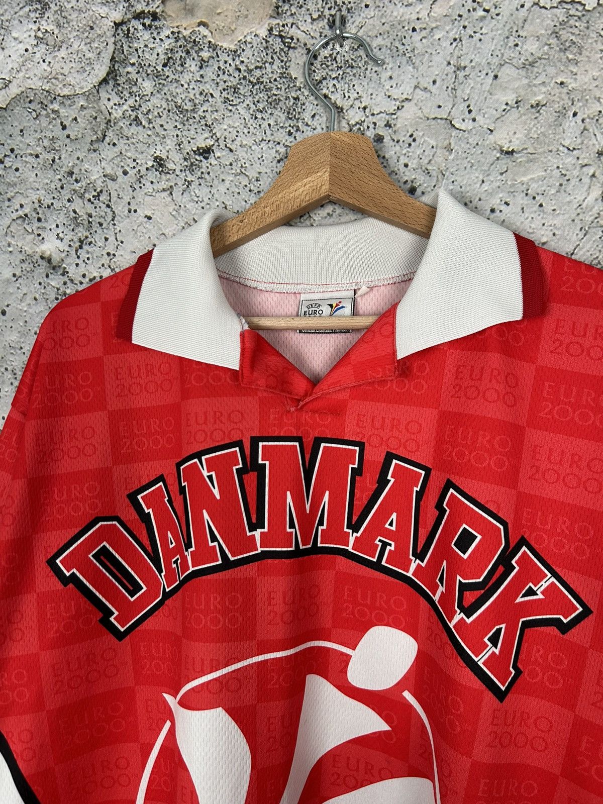 Vintage Vintage Euro 2000 Denmark Soccer Jersey Football World Cup Size US L / EU 52-54 / 3 - 3 Thumbnail