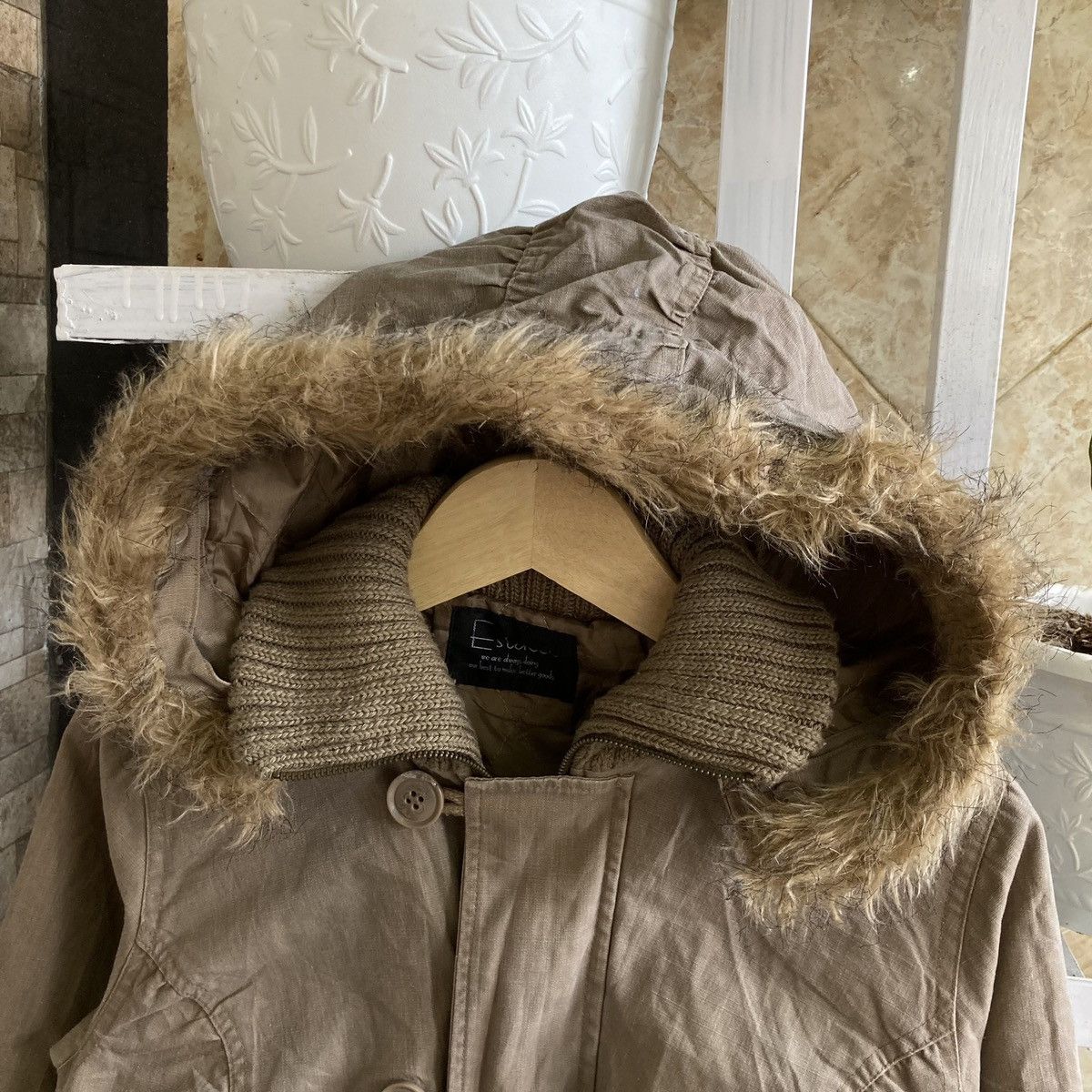 Le Grande Bleu (L.G.B.) ESTACOT - Bono Fur Boxy Bomber Jacket LGB Style Japanese Size US M / EU 48-50 / 2 - 7 Thumbnail