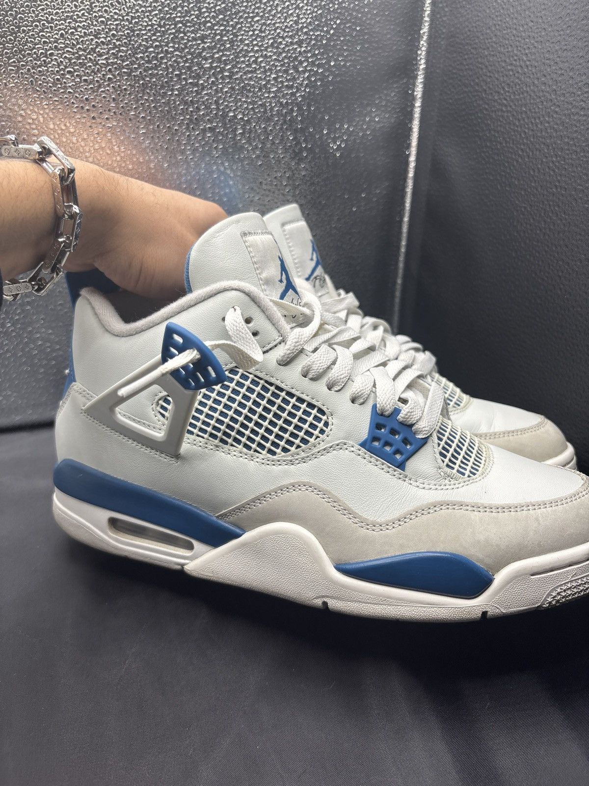Jordan Brand Jordan 4 Military Blue Size US 10 / EU 43 - 4 Thumbnail