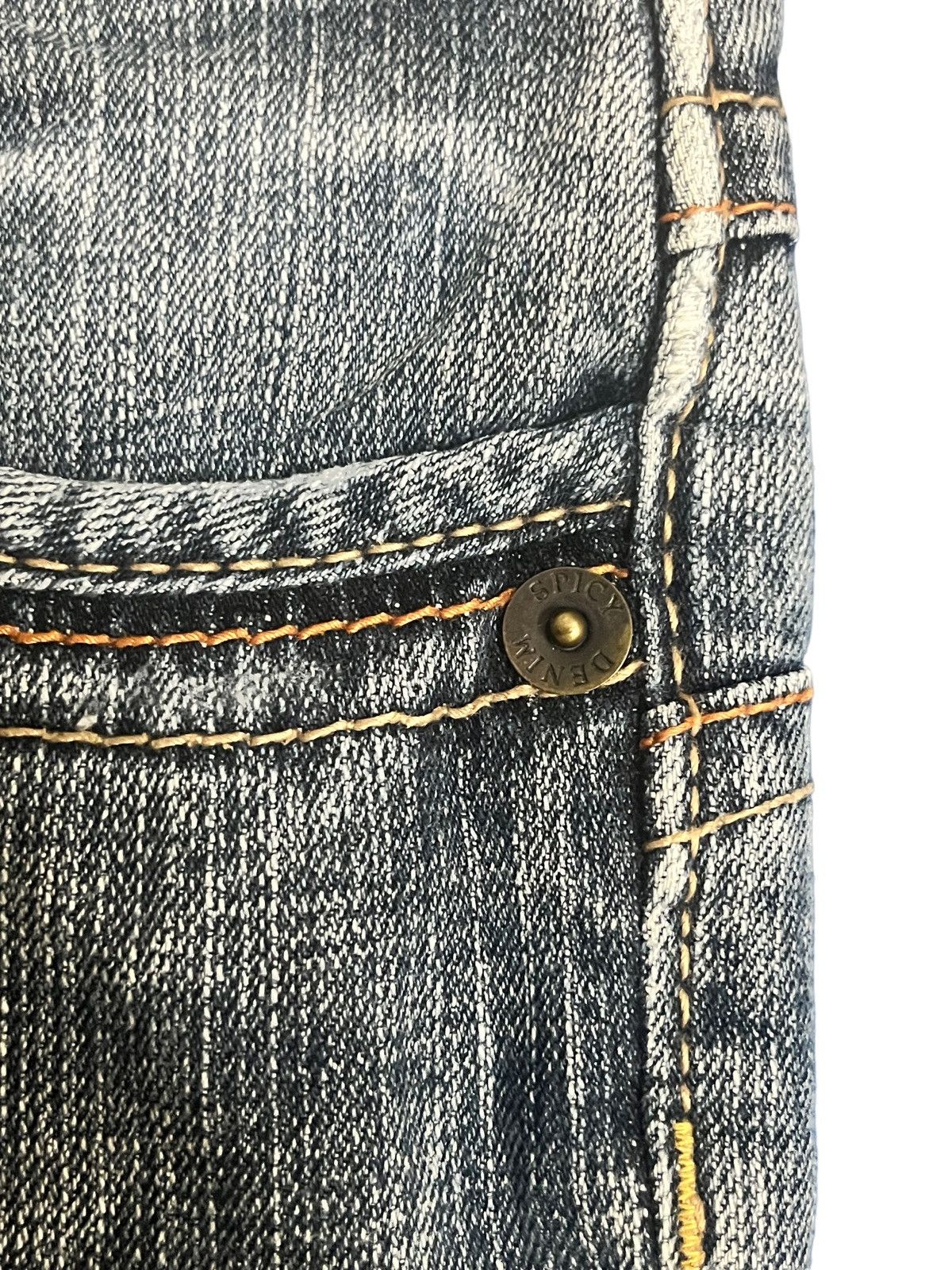 Japanese Brand × Vintage Vintage Spicy Denim Double Waist By Theoria Size US 30 / EU 46 - 6 Thumbnail