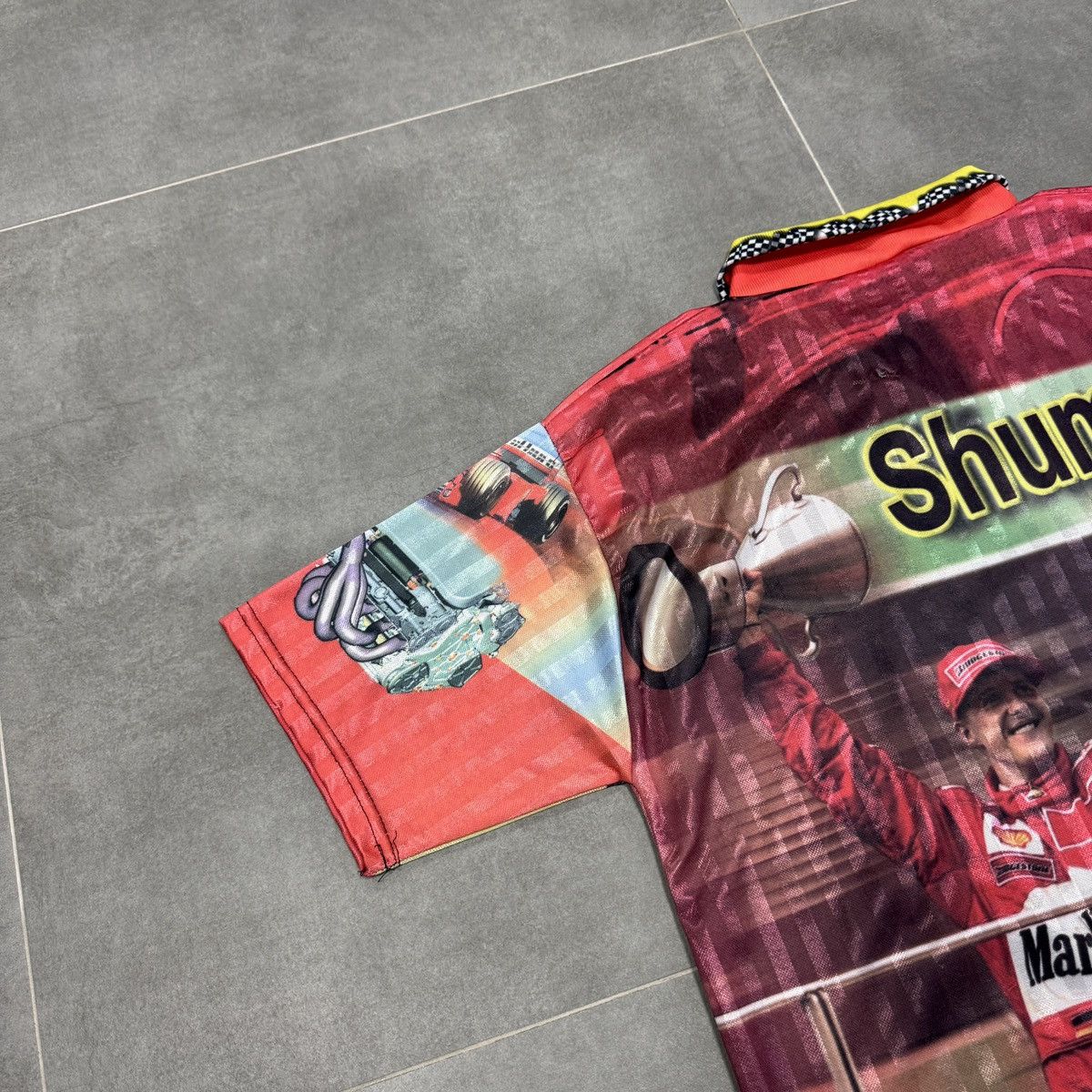 Ferrari × Formula 1 × Vintage Vintage Ferrari Michael Schumacher Shummy Racing Shirt Sz L Size US L / EU 52-54 / 3 - 15 Thumbnail