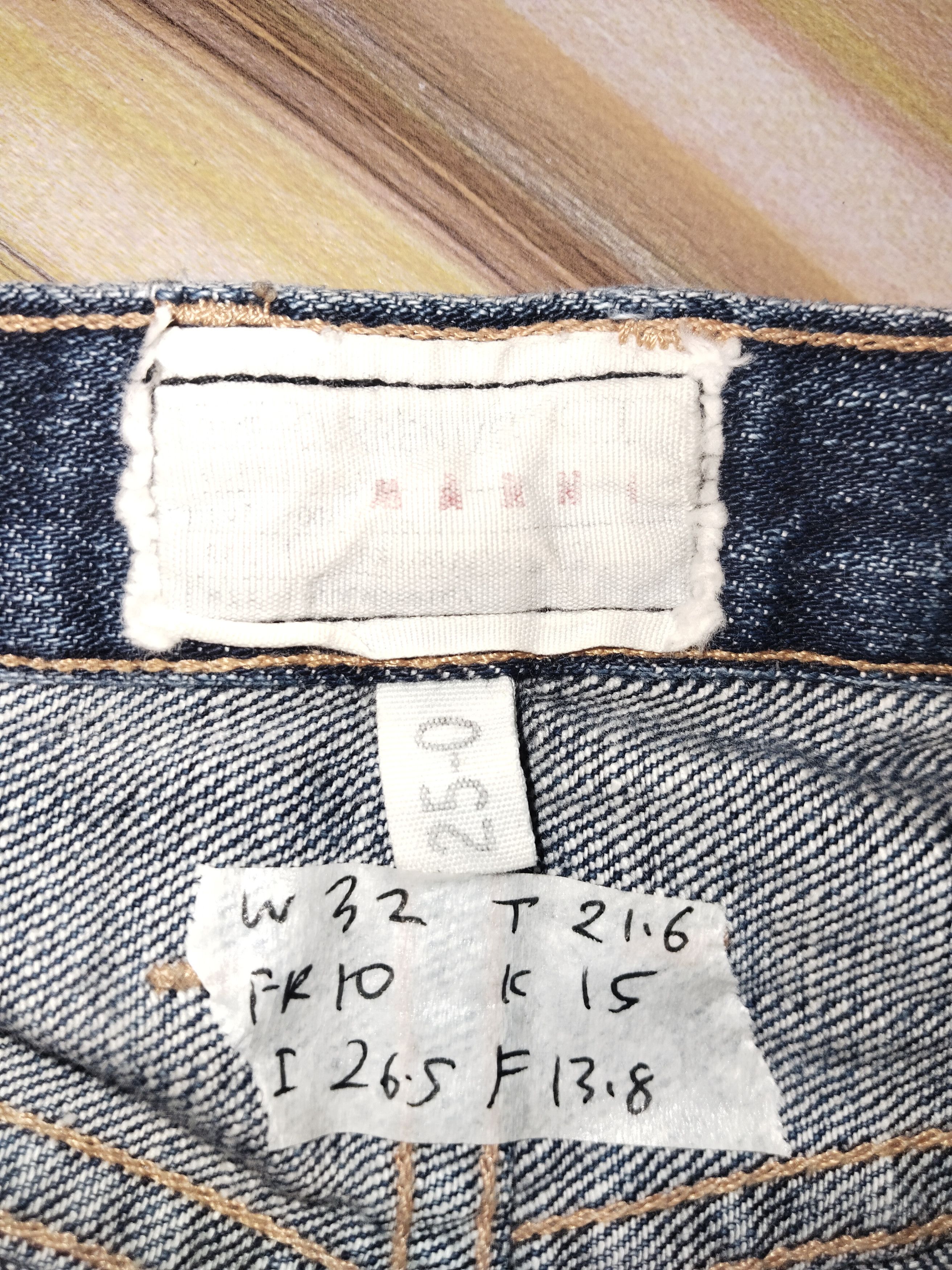 Marni MARNI CURRENT/ ELLIOT Studded Sidetape Denim Size 32" / US 10 / IT 46 - 9 Thumbnail