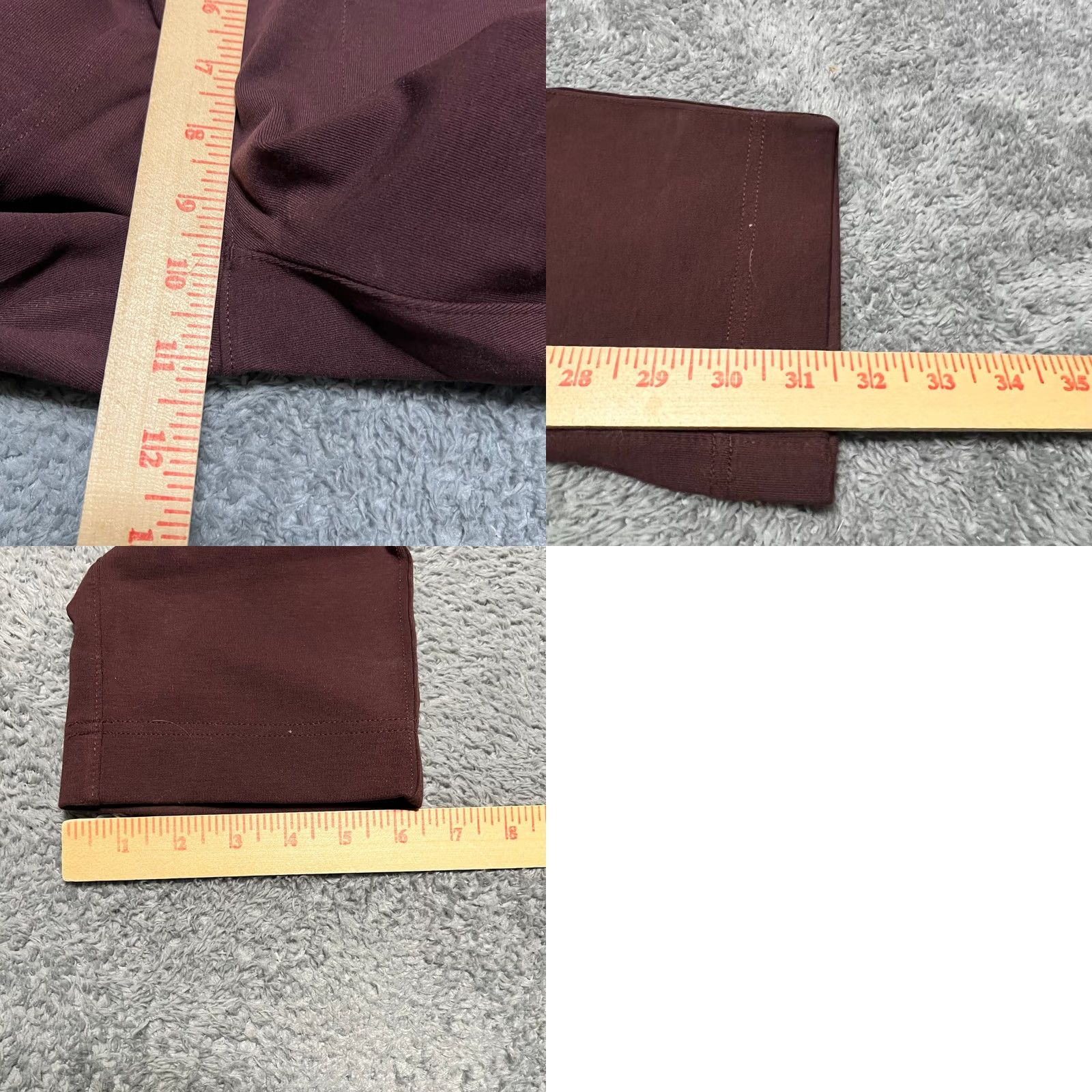 Duluth Trading Company Duluth Trading NoGA Cotton Pants Womens Small Casual Pocket Stretch Maroon Red S Ankle Womens Size 28" / US 6 / IT 42 - 8 Thumbnail