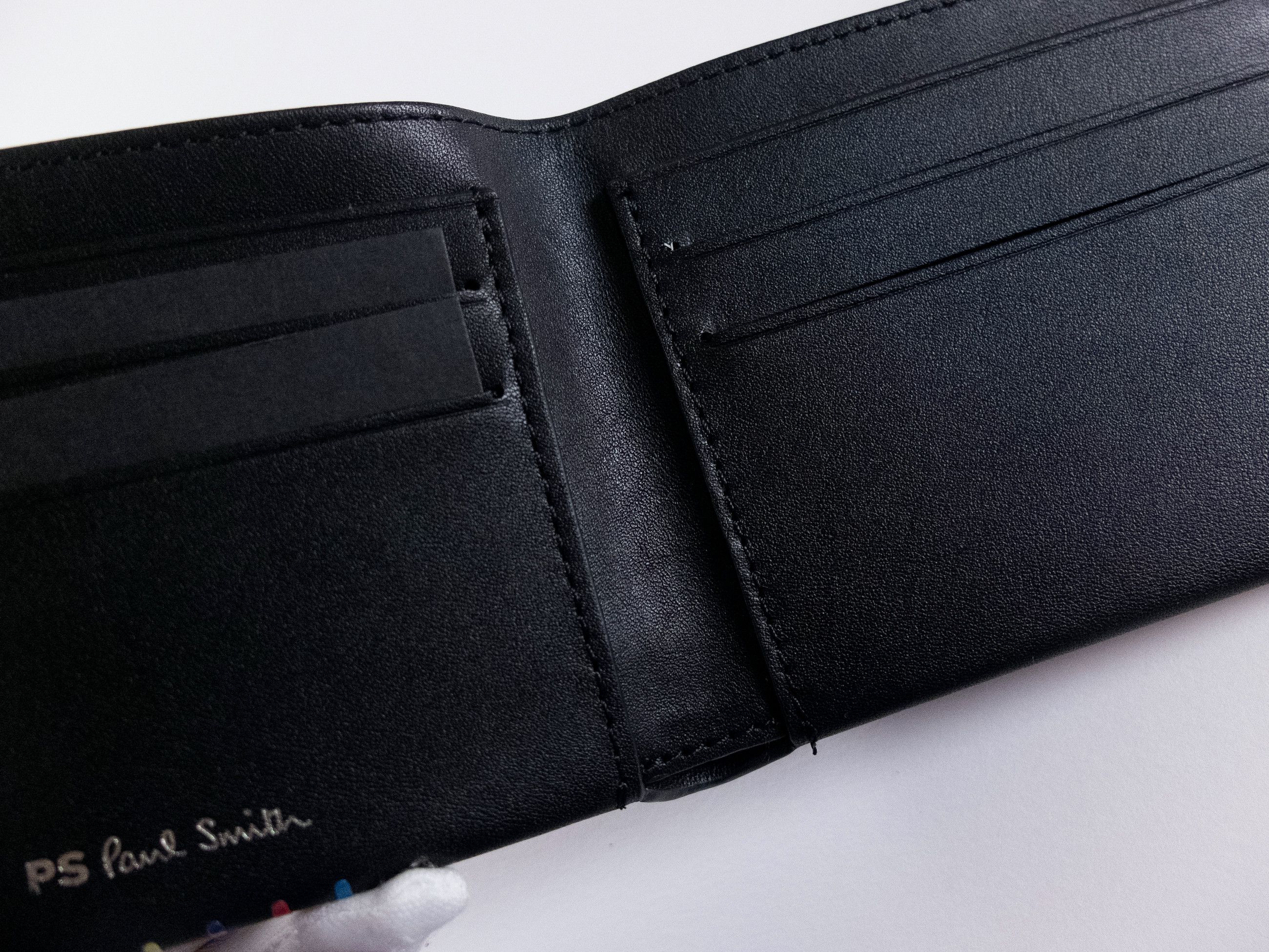 Paul Smith PS PAUL SMITH black soft leather bifold wallet authentic Size ONE SIZE - 8 Thumbnail