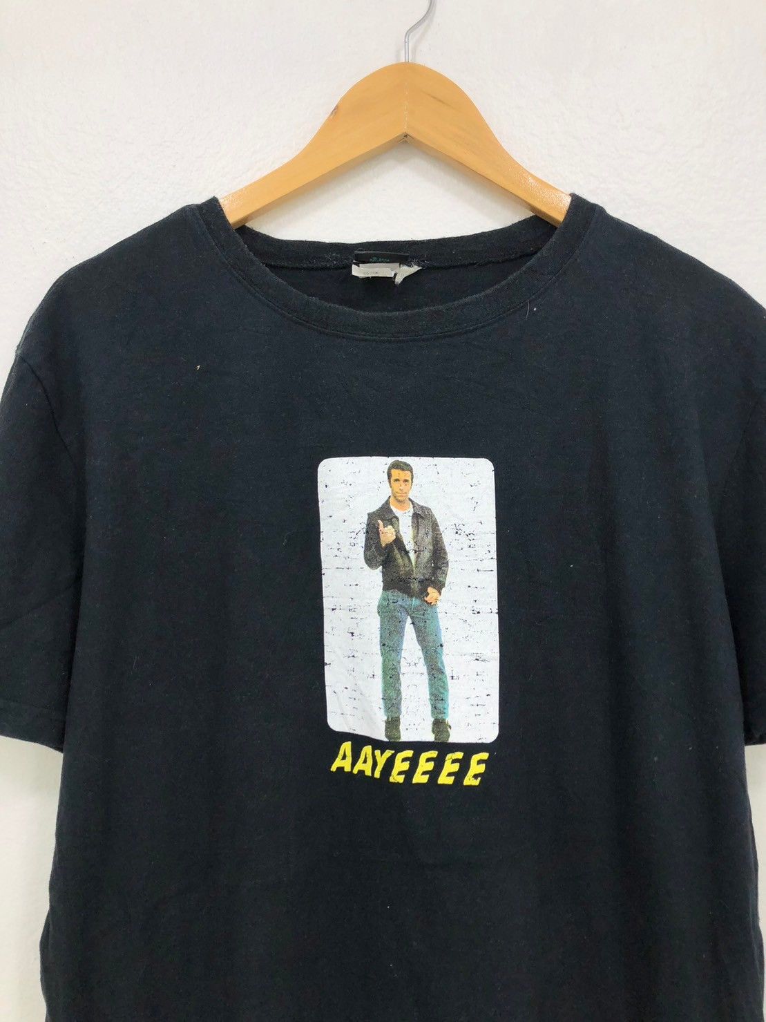 Vintage Vintage Happy Days Fonzie Aaayyyyy shirt BN Size US M / EU 48-50 / 2 - 1 Thumbnail