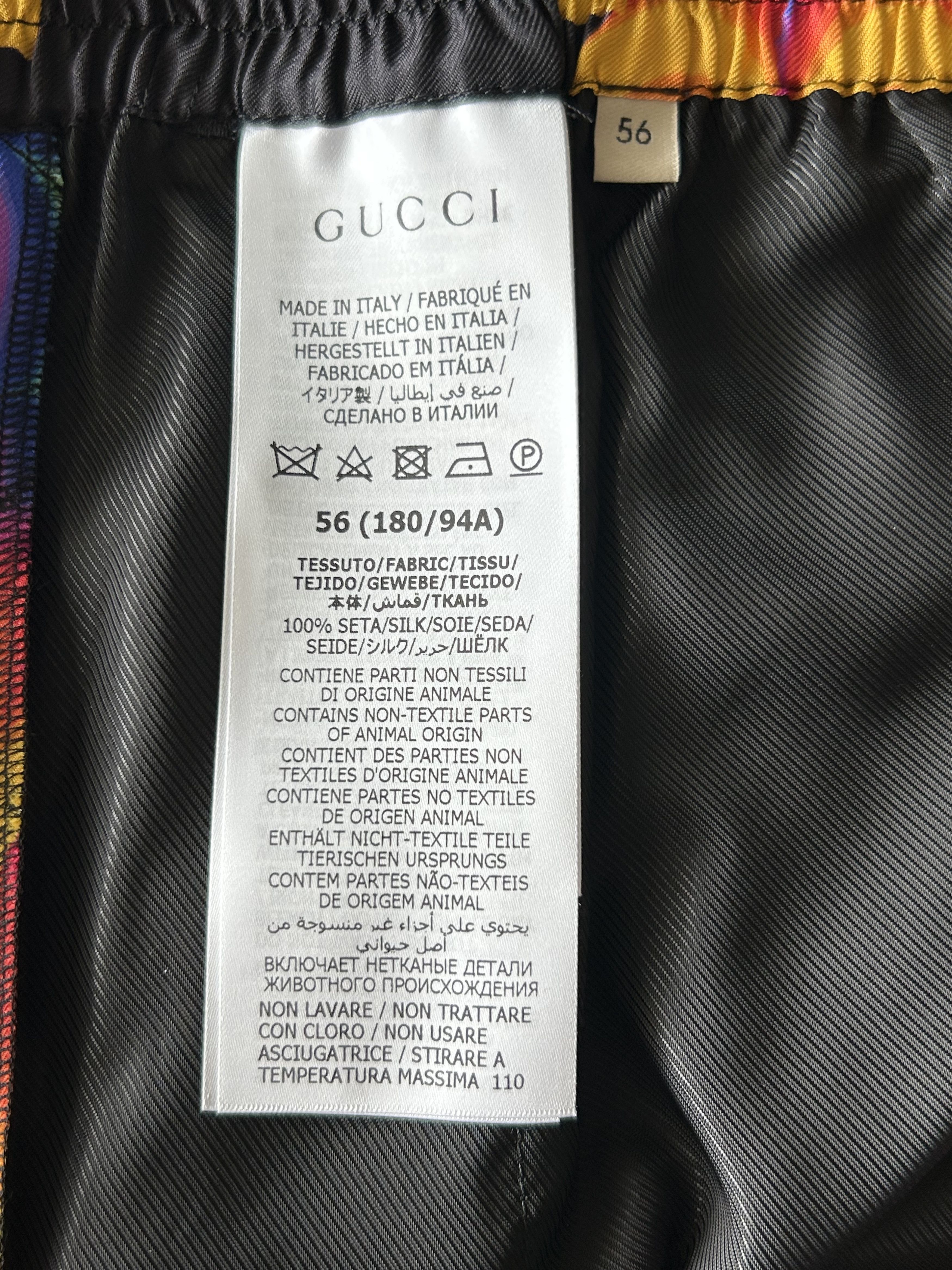 Gucci Gucci Black & Multicolor GG Kaleidoscope Shorts Size US 40 / EU 56 - 4 Thumbnail