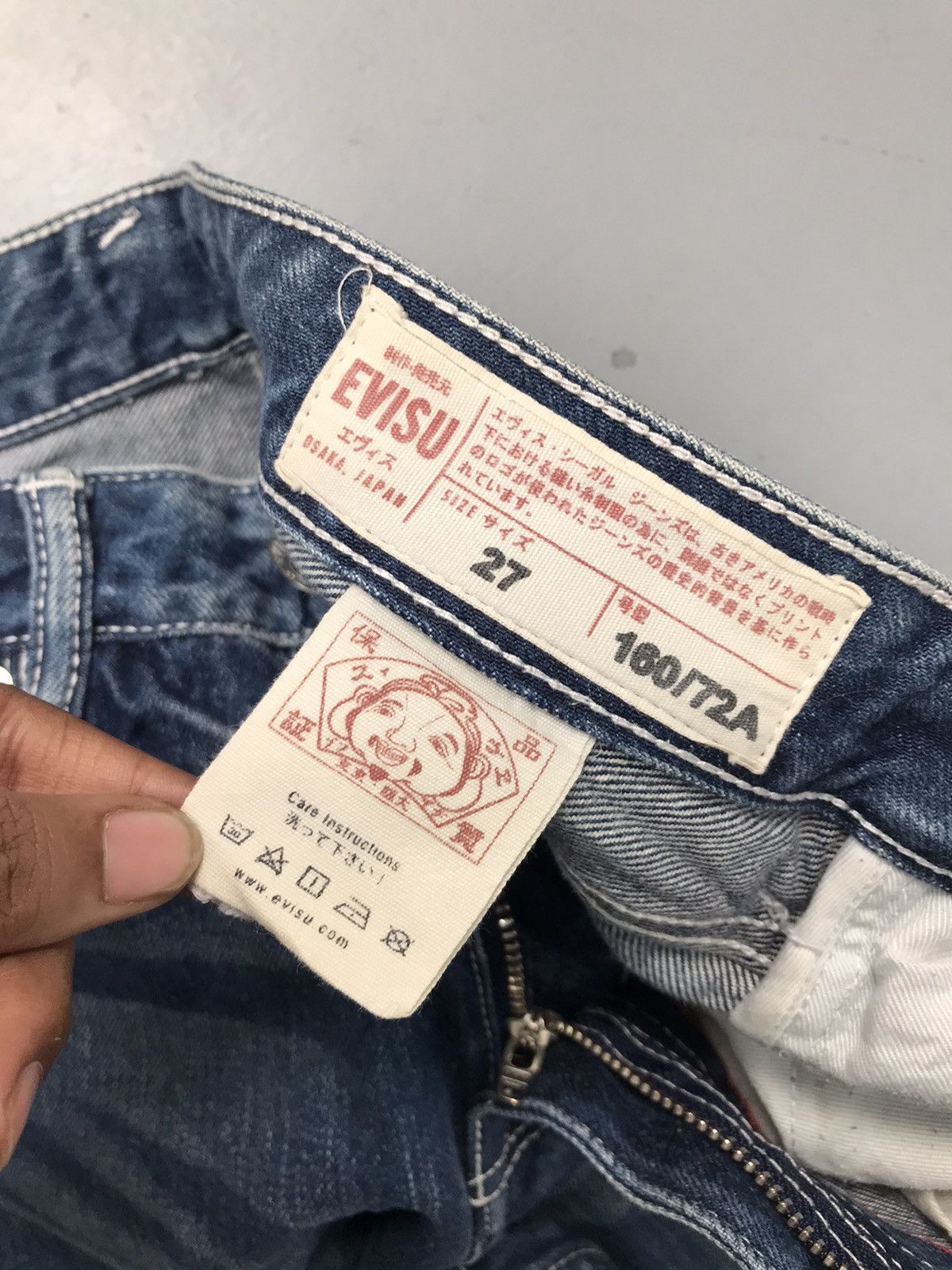 Japanese Brand Vintage Evisu prints denim Size 30" / US 8 / IT 44 - 7 Thumbnail