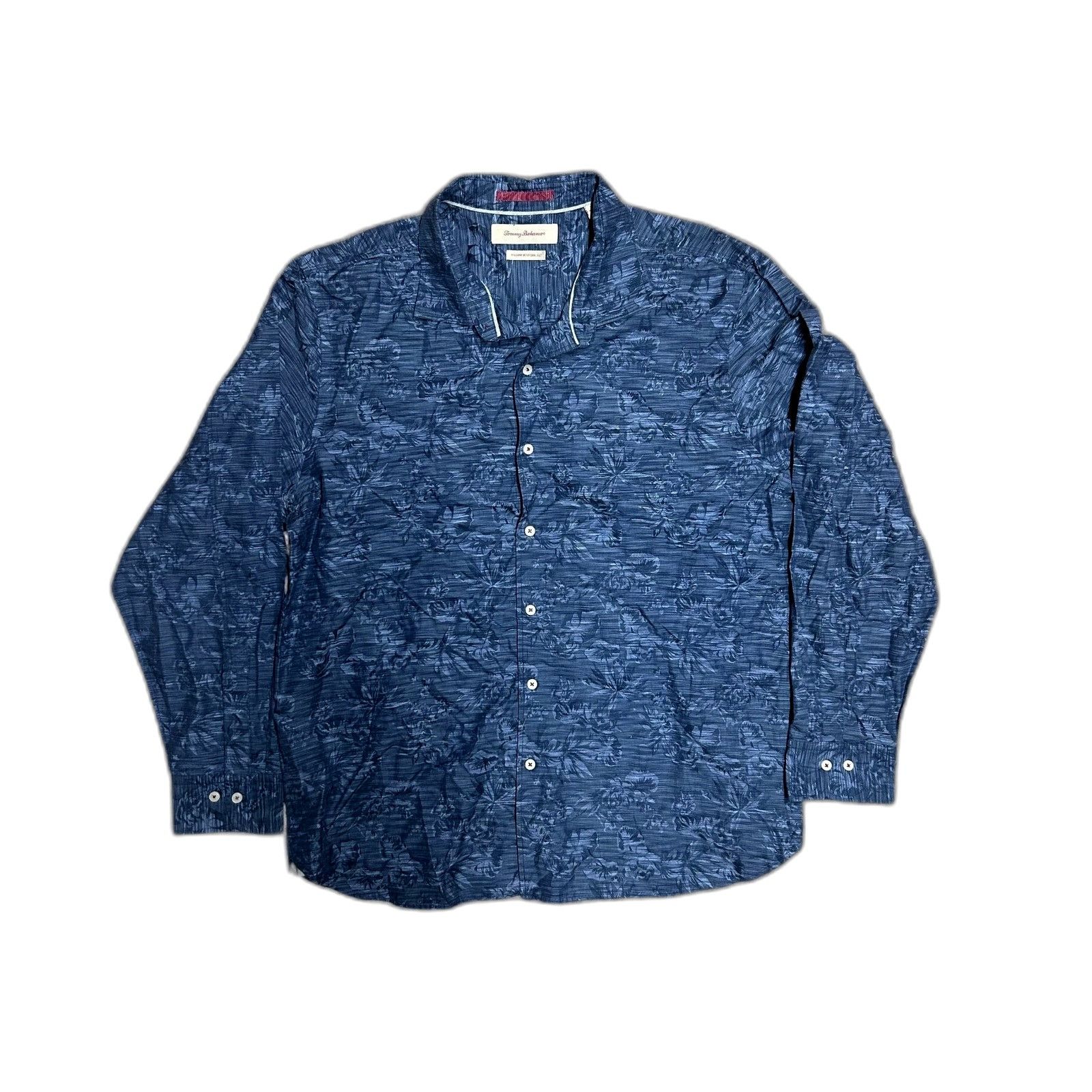 Tommy Bahama Tommy Bahama Island Modern Fit Blue Long Sleeve Mens XL Size US XL / EU 56 / 4 - 1 Thumbnail