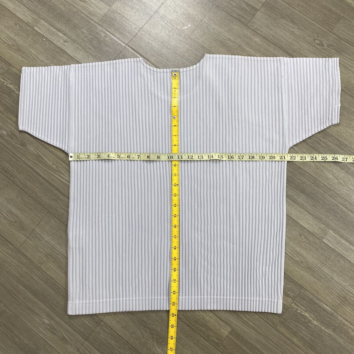 Homme Plisse Issey Miyake Homme Plisse Issey Miyake Pleated Tee Size M / US 6-8 / IT 42-44 - 12 Thumbnail