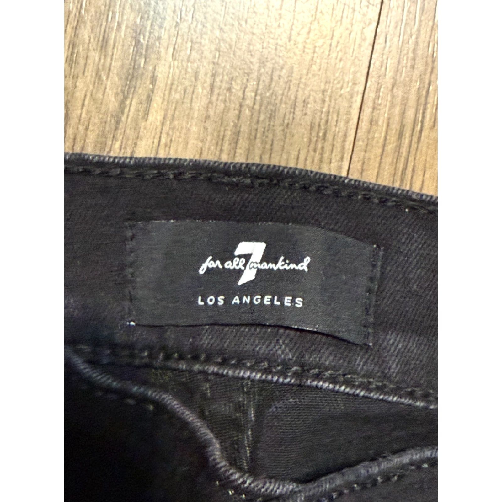7 For All Mankind **Women's 7 For All Mankind Black Denim High Waisted Straight Crop Jean** User: Women's 7 For All Mankind Black Denim High Waisted Straight Crop Jean Size 26" / US 2 / IT 38 - 4 Thumbnail