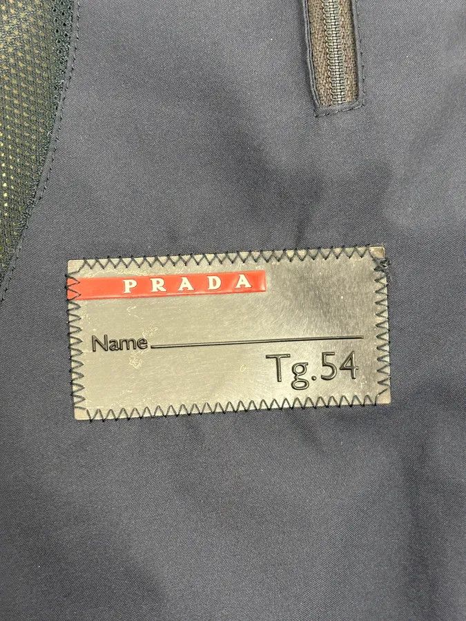 Prada 2000s Prada Navy Linea Rossa Windbreaker Jacket Size US M / EU 48-50 / 2 - 11 Thumbnail