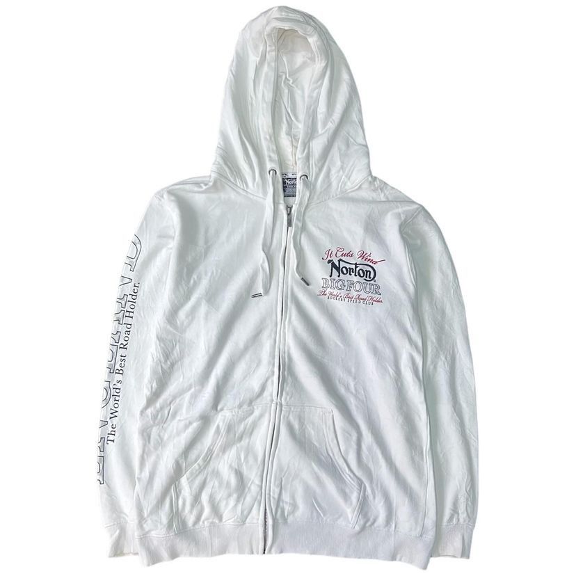 Norton Norton Motorcycle Zip Hoodie Size US XL / EU 56 / 4 - 1 Thumbnail