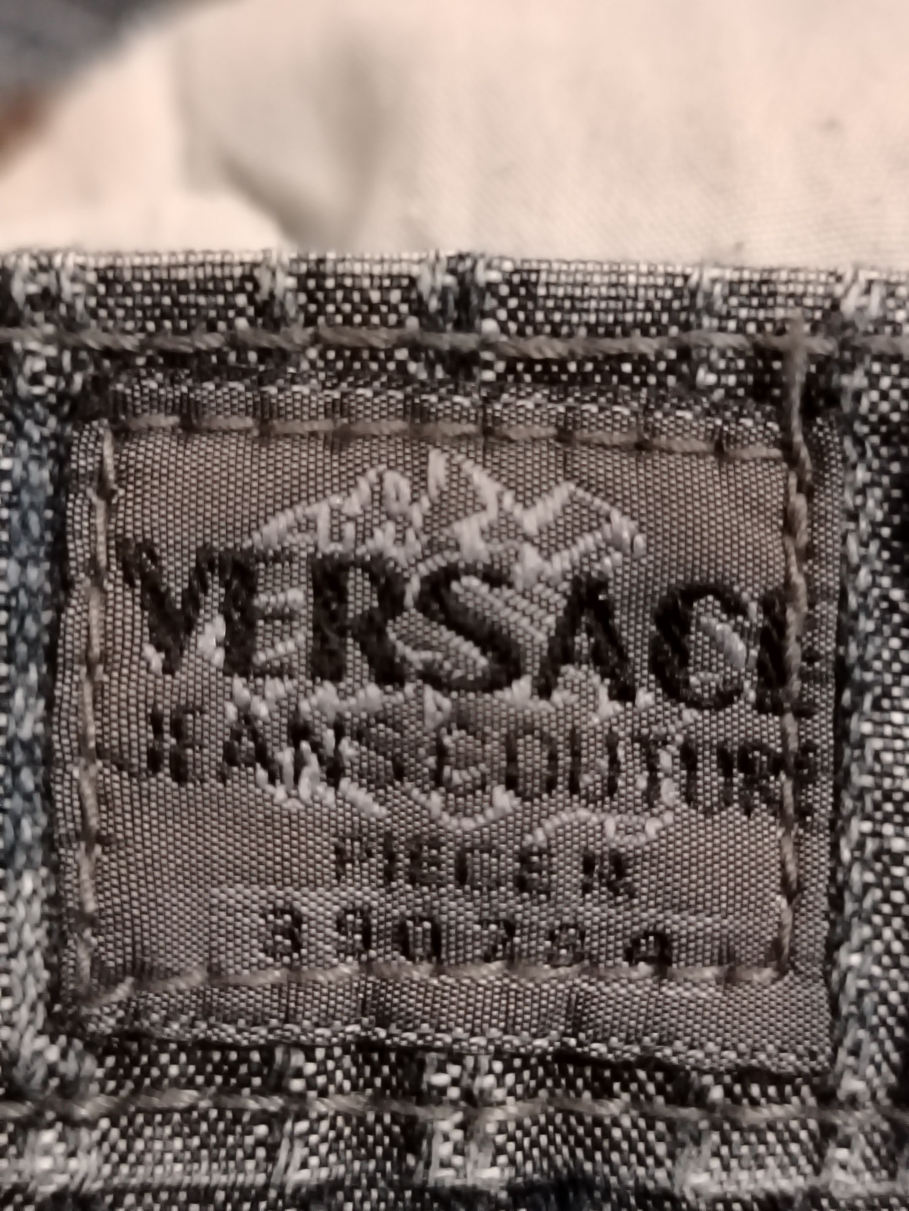 Versace Jeans Couture Vintage Versace pintstrip striped jeans Size 29" - 3 Thumbnail