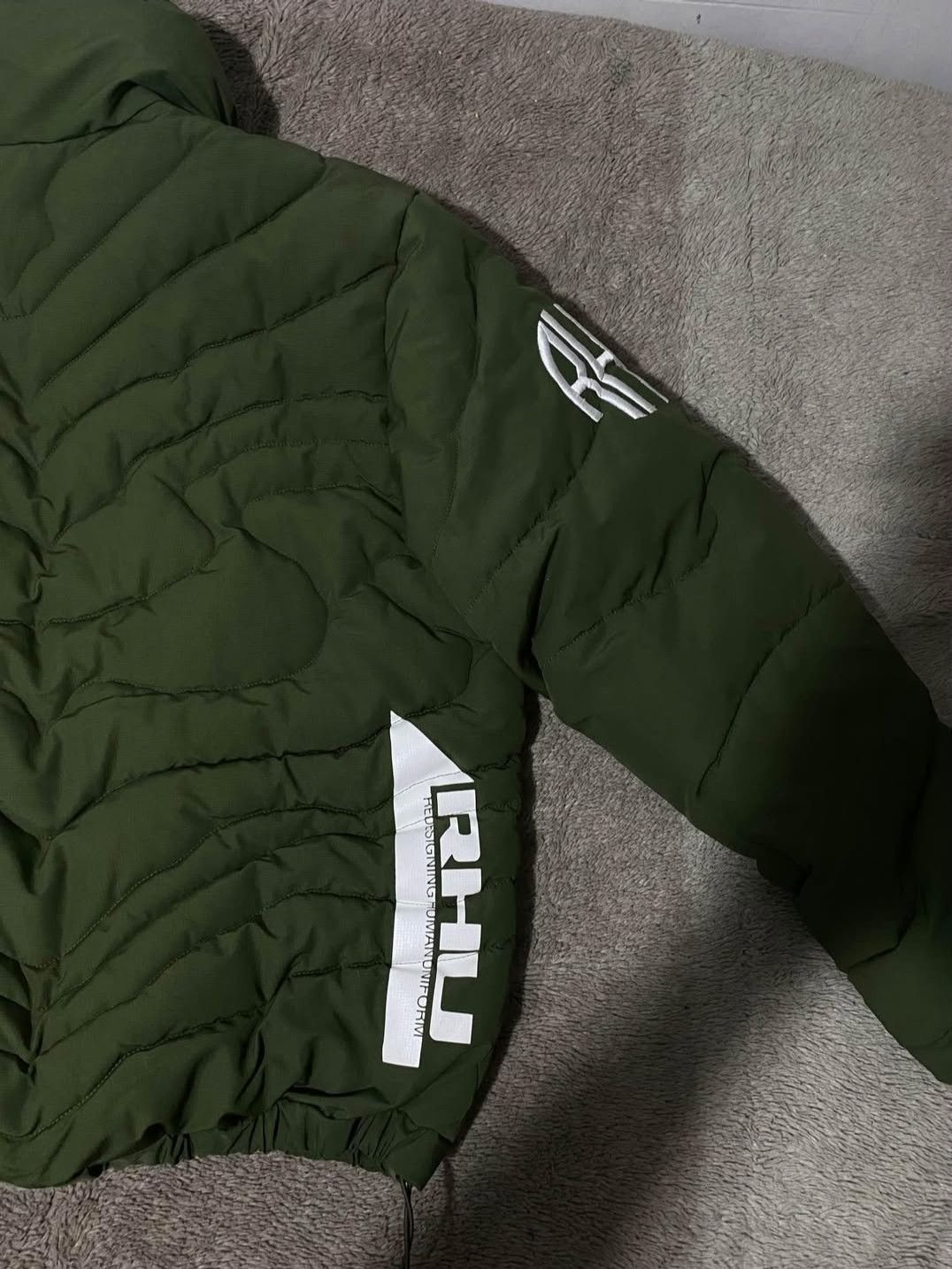 Rhude × Zara Zara X Rhuigi green puffer jacket collection Size US M / EU 48-50 / 2 - 4 Thumbnail