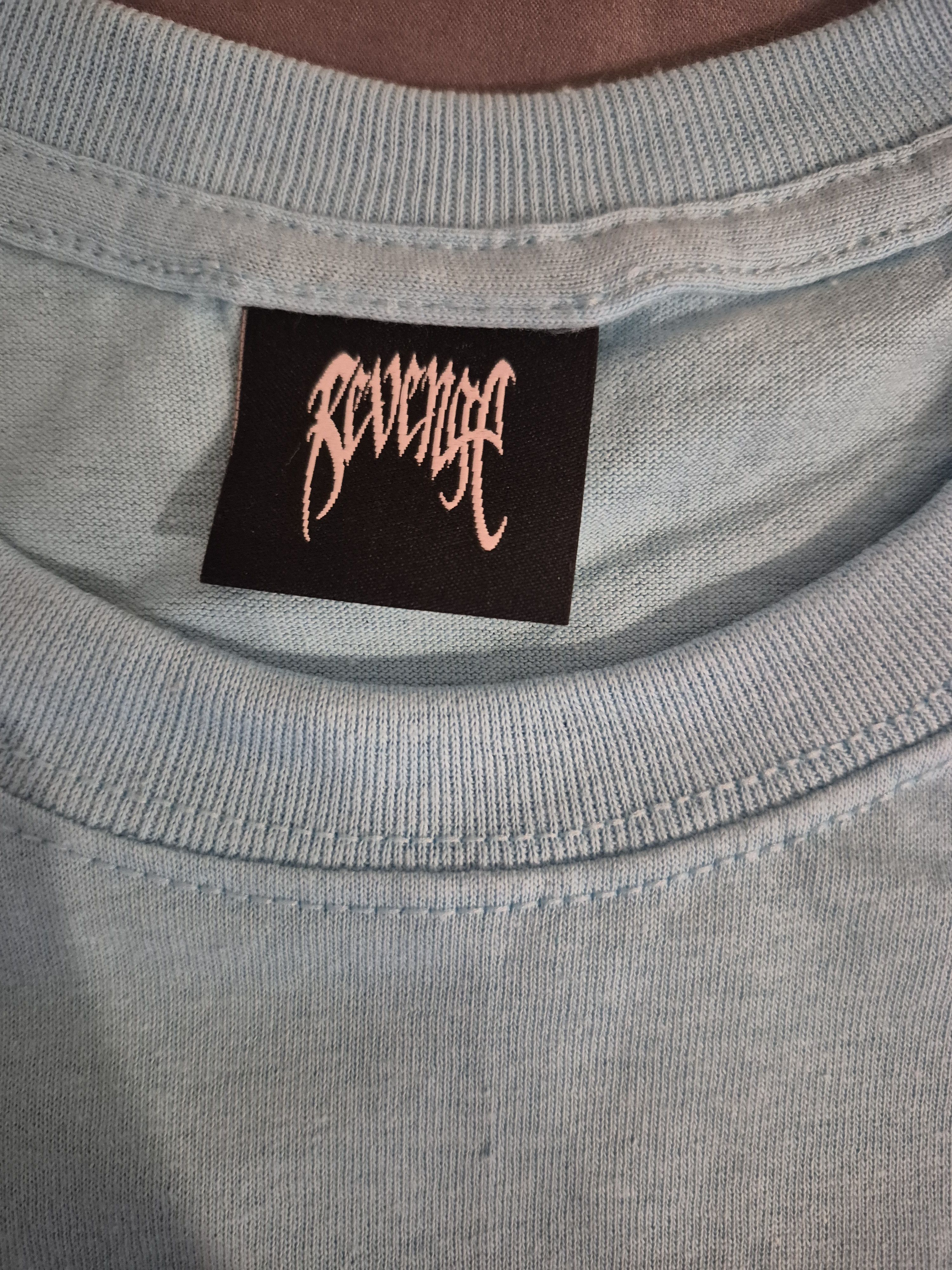 Revenge Revenge Light Blue Tee Shirt Size XL Size US XL / EU 56 / 4 - 3 Thumbnail