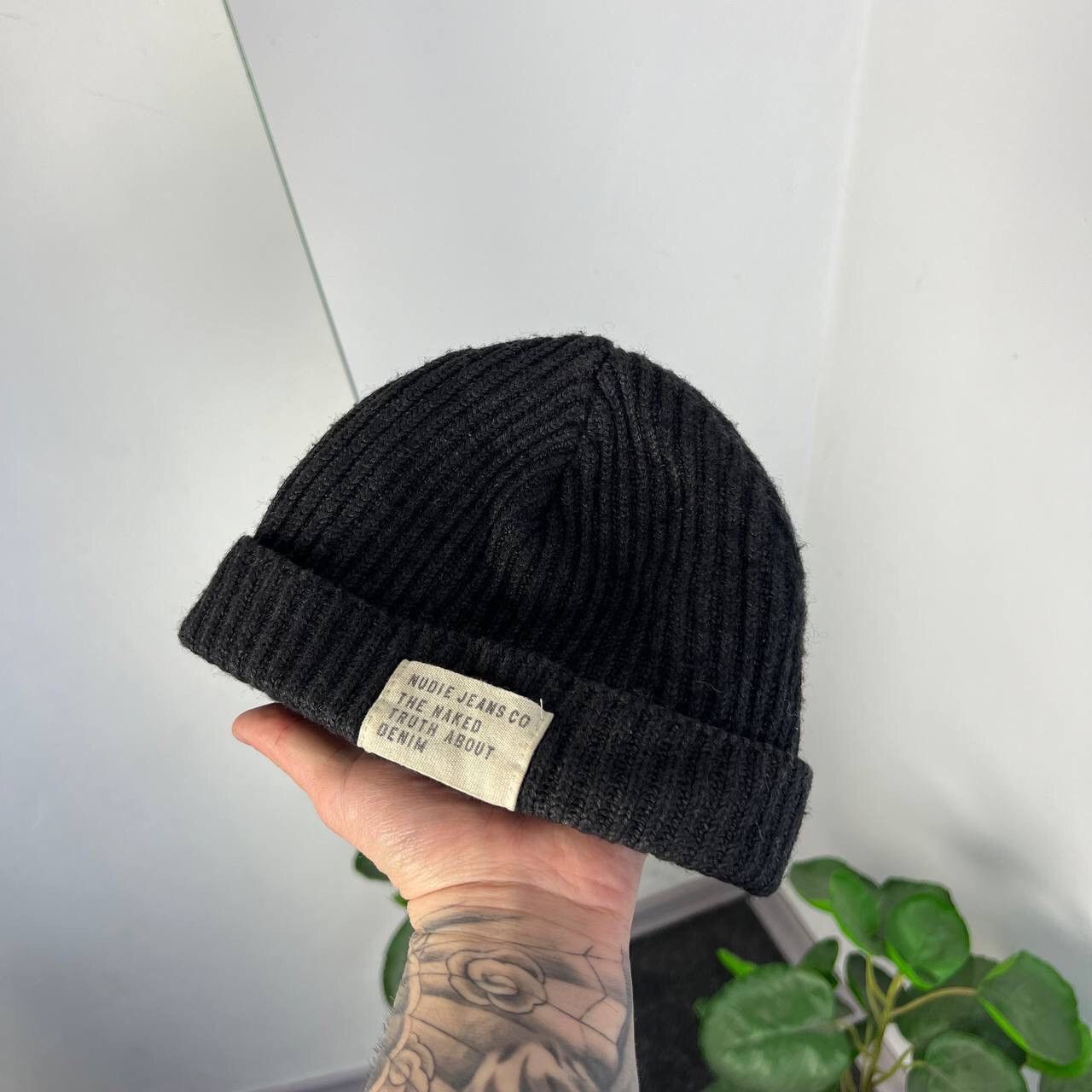 Nudie Jeans Nudie Jeans Co Hat Beanie The Naked Truth About Denim Size ONE SIZE - 1 Thumbnail