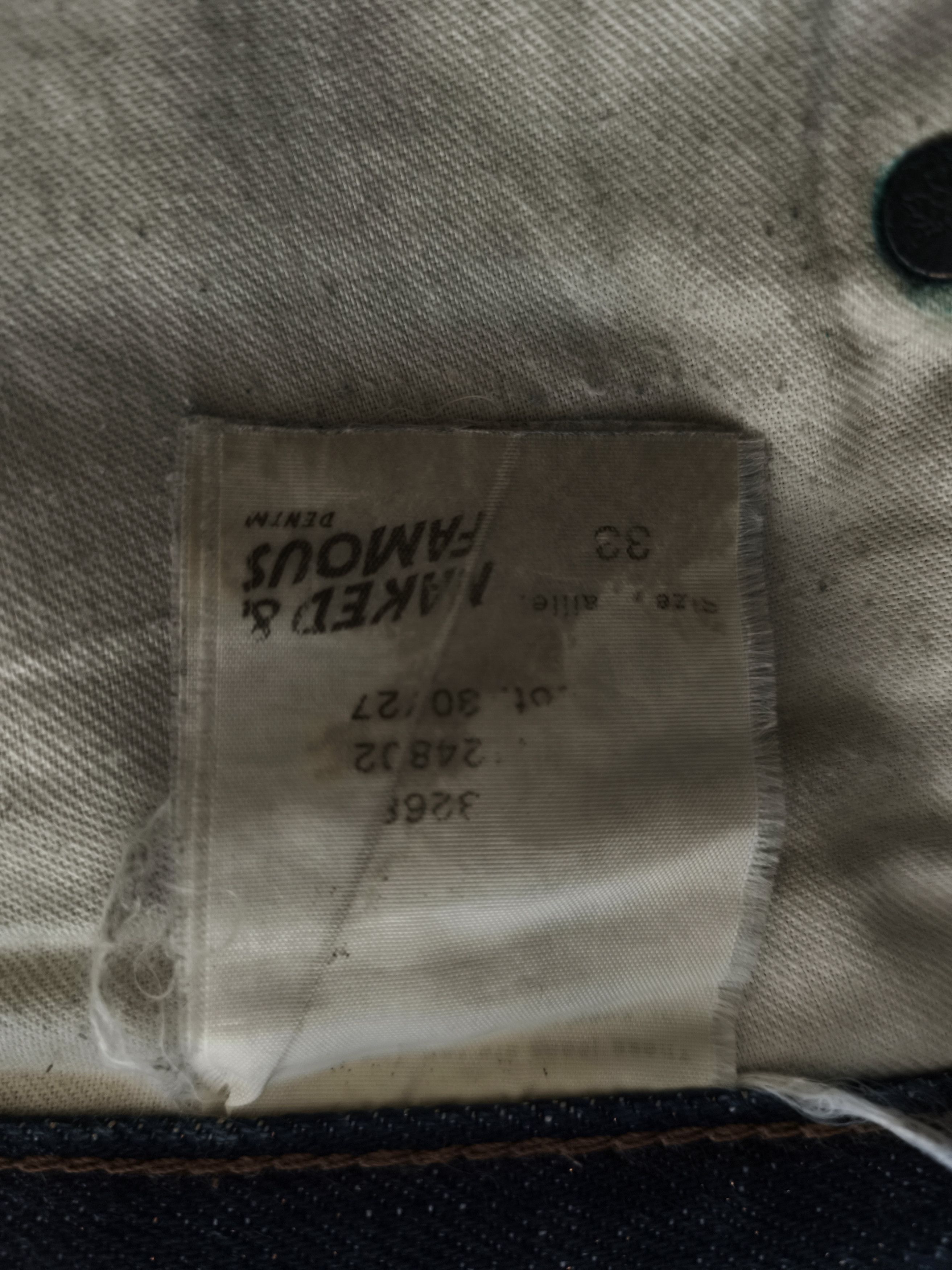 Naked & Famous Butler Naked & Famous Slim Dry Demin Fades Jean Selvedge Size US 33 - 9 Thumbnail
