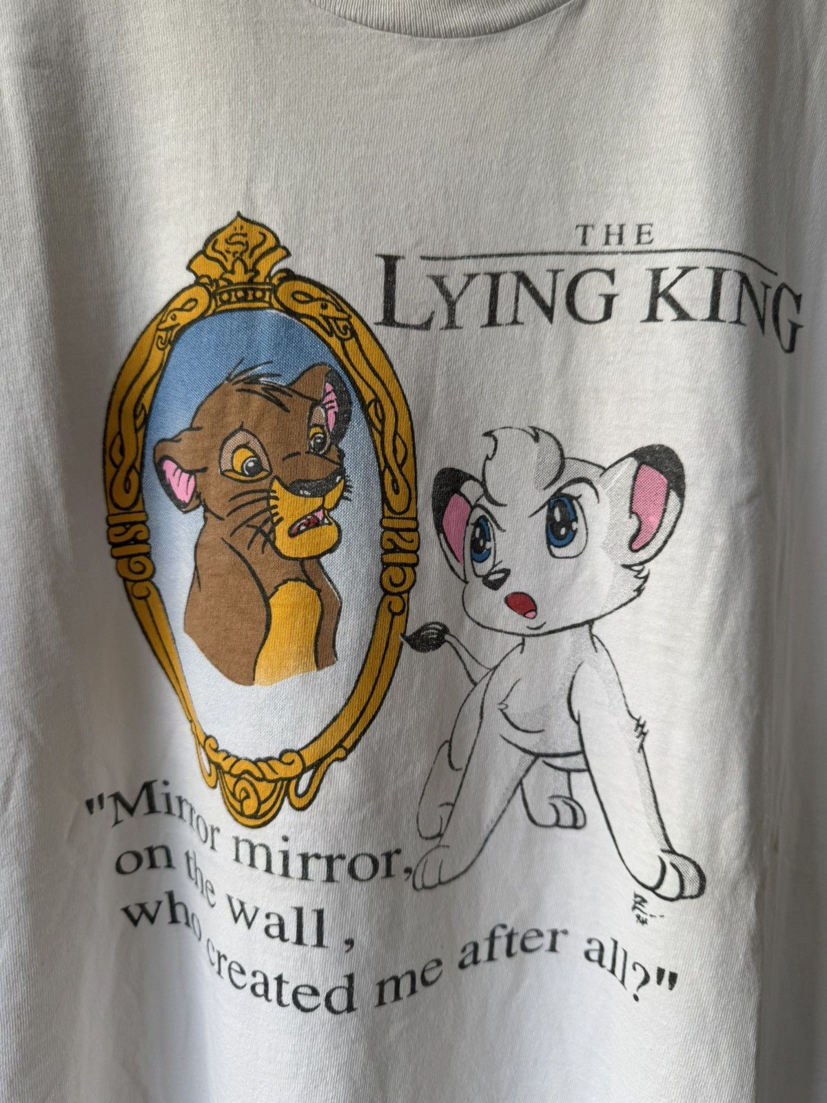 Cartoon Network Sick🔥🥵 90s The Lying King Humor Parody Shirt Size US XL / EU 56 / 4 - 3 Thumbnail
