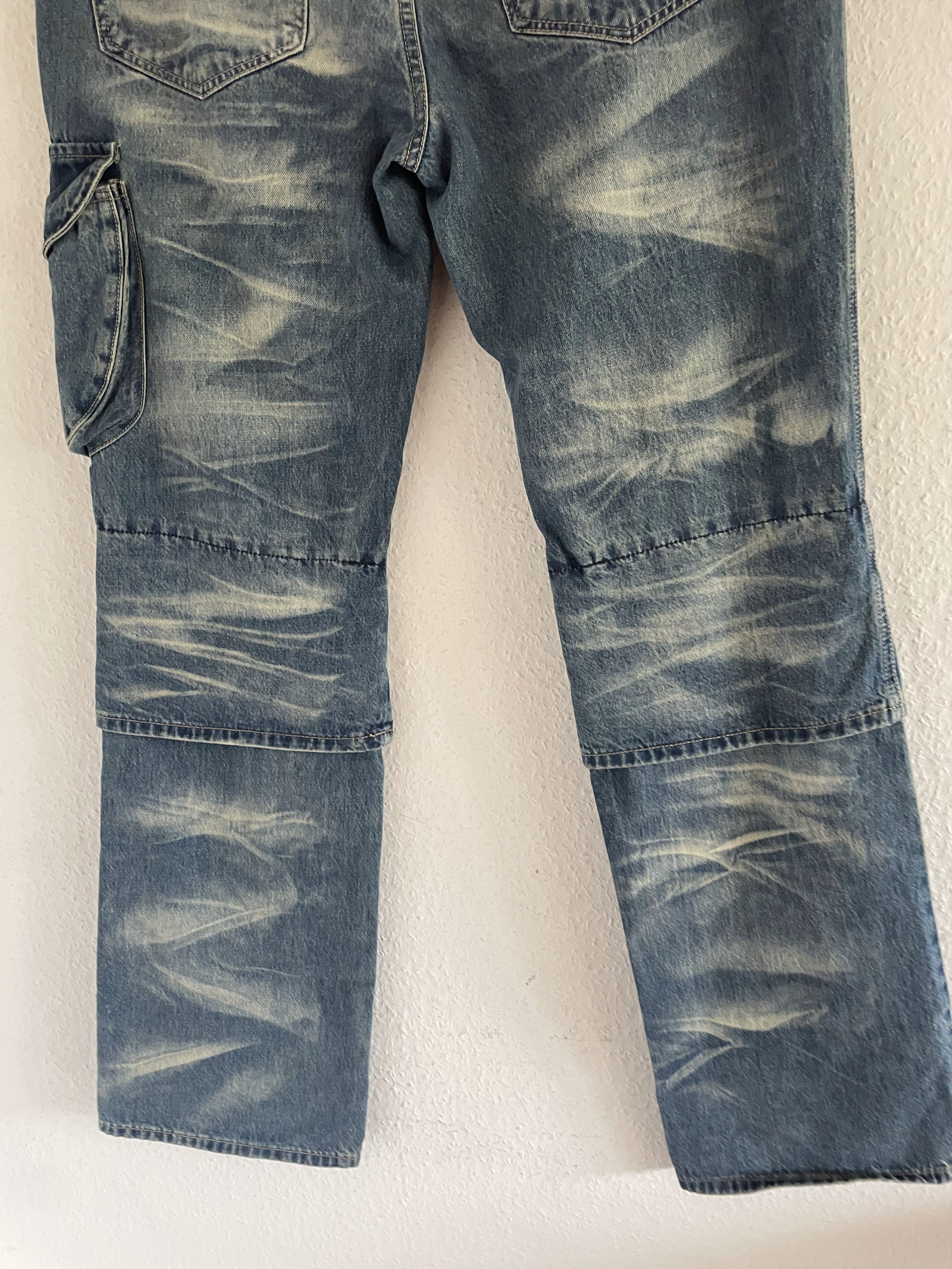 Who Decides War Arch Knee Cargo Jeans Size US 36 / EU 52 - 14 Thumbnail