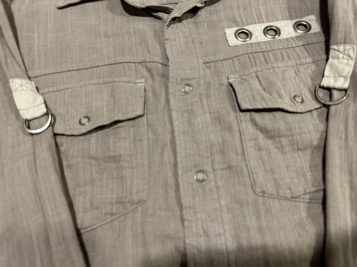 Tete Homme 🔥Sick Y2K Tete Homme Military Punk Shirt Size US M / EU 48-50 / 2 - 4 Thumbnail