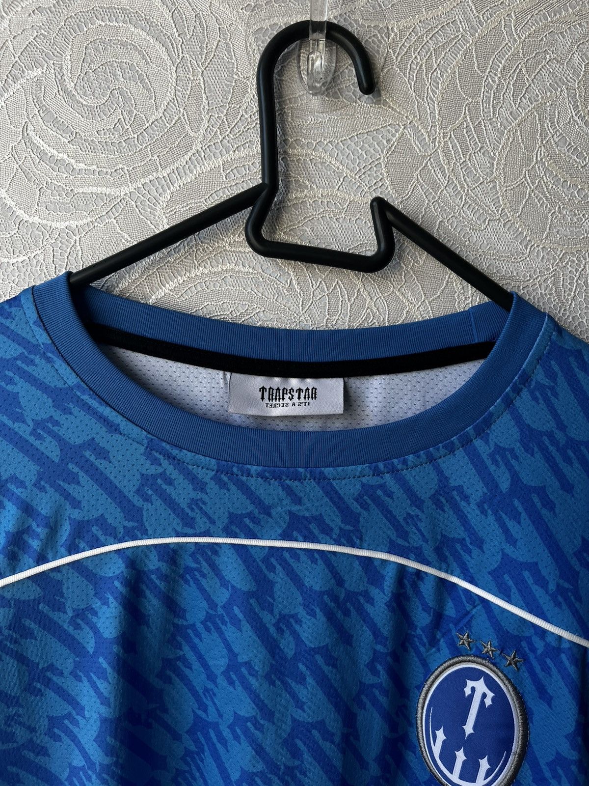 Trapstar London Trapstar Blue Monogram Jersey Italian Collaboration DrillY2K Size US XL / EU 56 / 4 - 7 Thumbnail