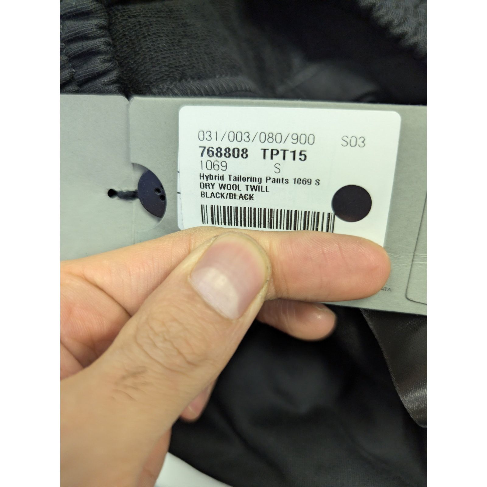 Balenciaga o1rshd1 Dry Wool Twill Hybrid Tailoring Pants in Black Size US 30 / EU 46 - 23 Thumbnail