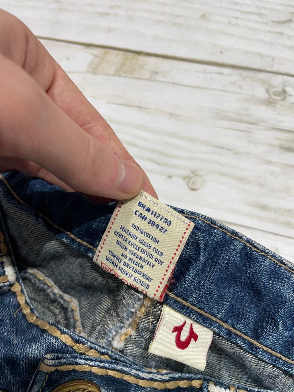 True Religion Vintage True Religion Denim Jeans Y2K Japan Baggy 90s Size US 34 / EU 50 - 12 Thumbnail