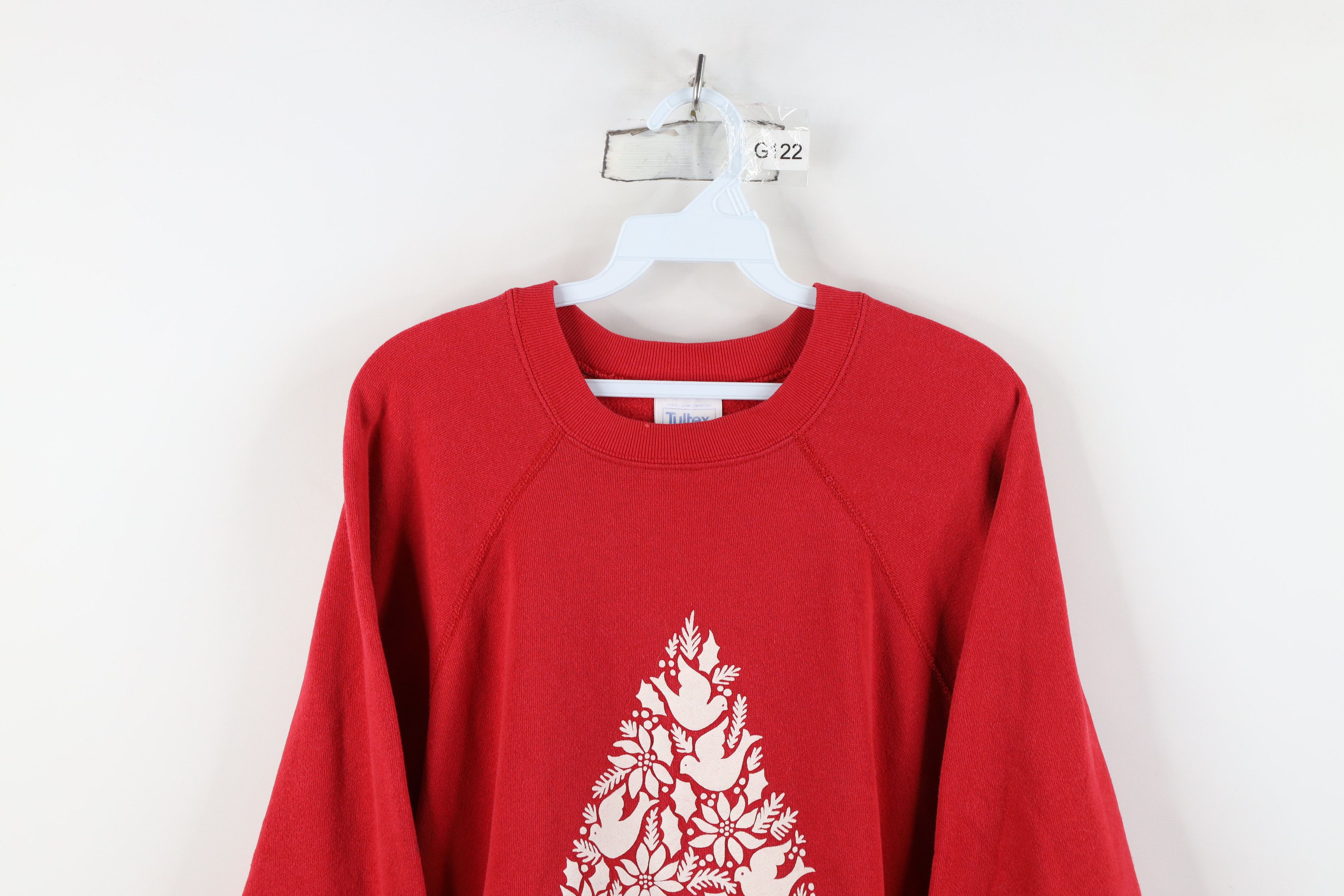 Vintage Vintage 90s Streetwear Peace On Earth Sweatshirt USA Size XXL / US 16-18 / IT 52-54 - 2 Thumbnail