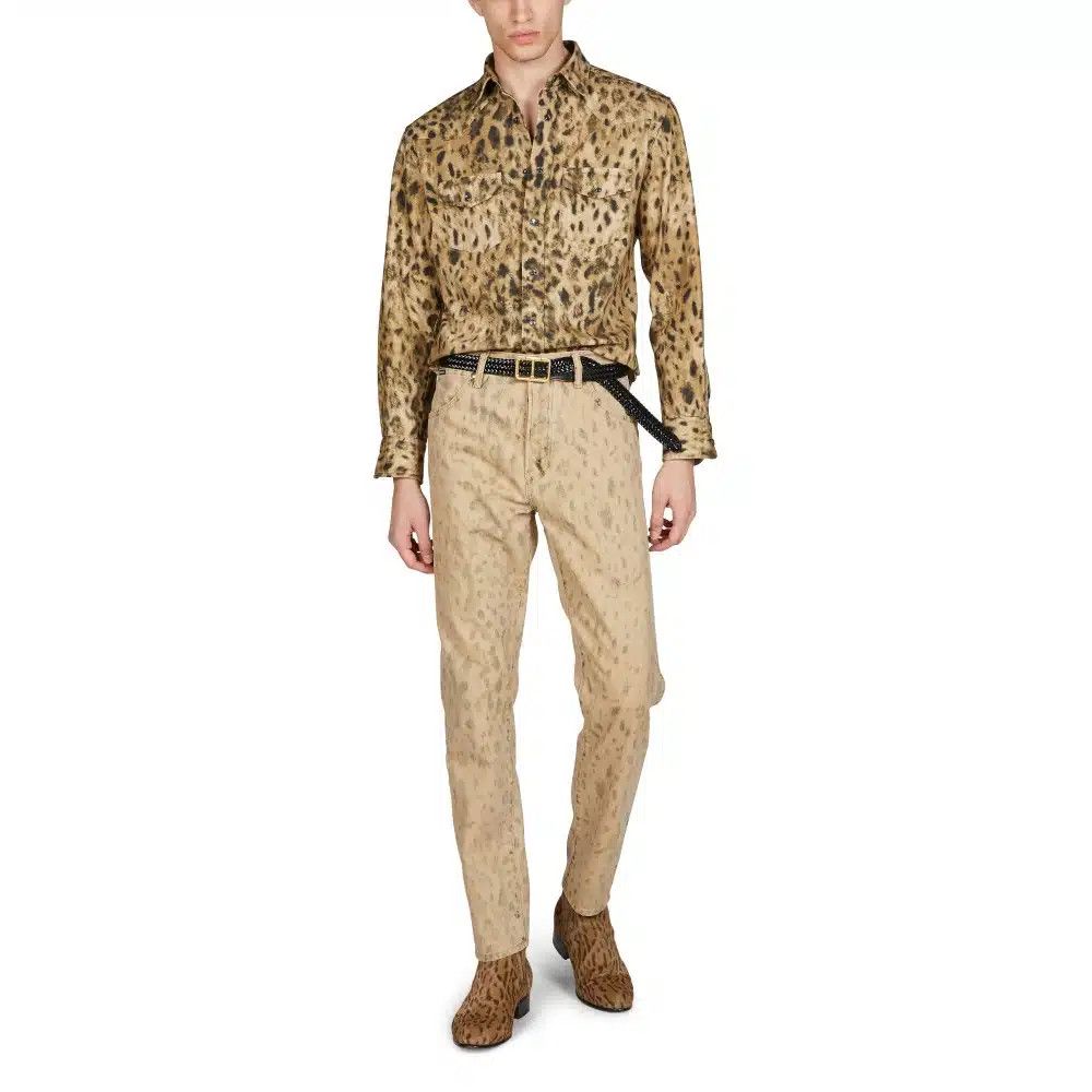 Tom Ford o1loc1c1224 DPT002 Tapered Jeans in Beige Size US 34 / EU 50 - 2 Thumbnail