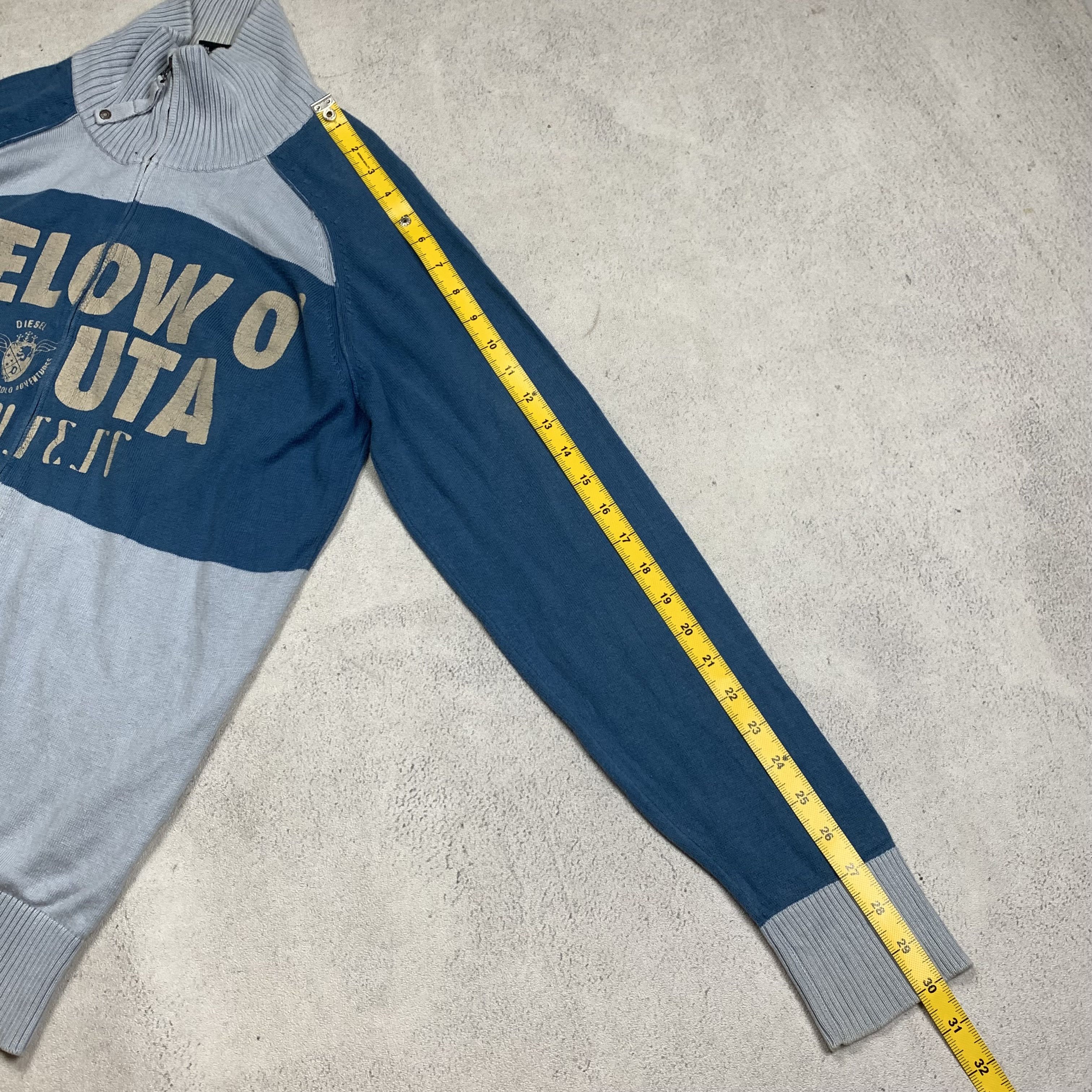 Diesel Diesel Y2K Sweater Knit Zip Up Size US M / EU 48-50 / 2 - 8 Thumbnail