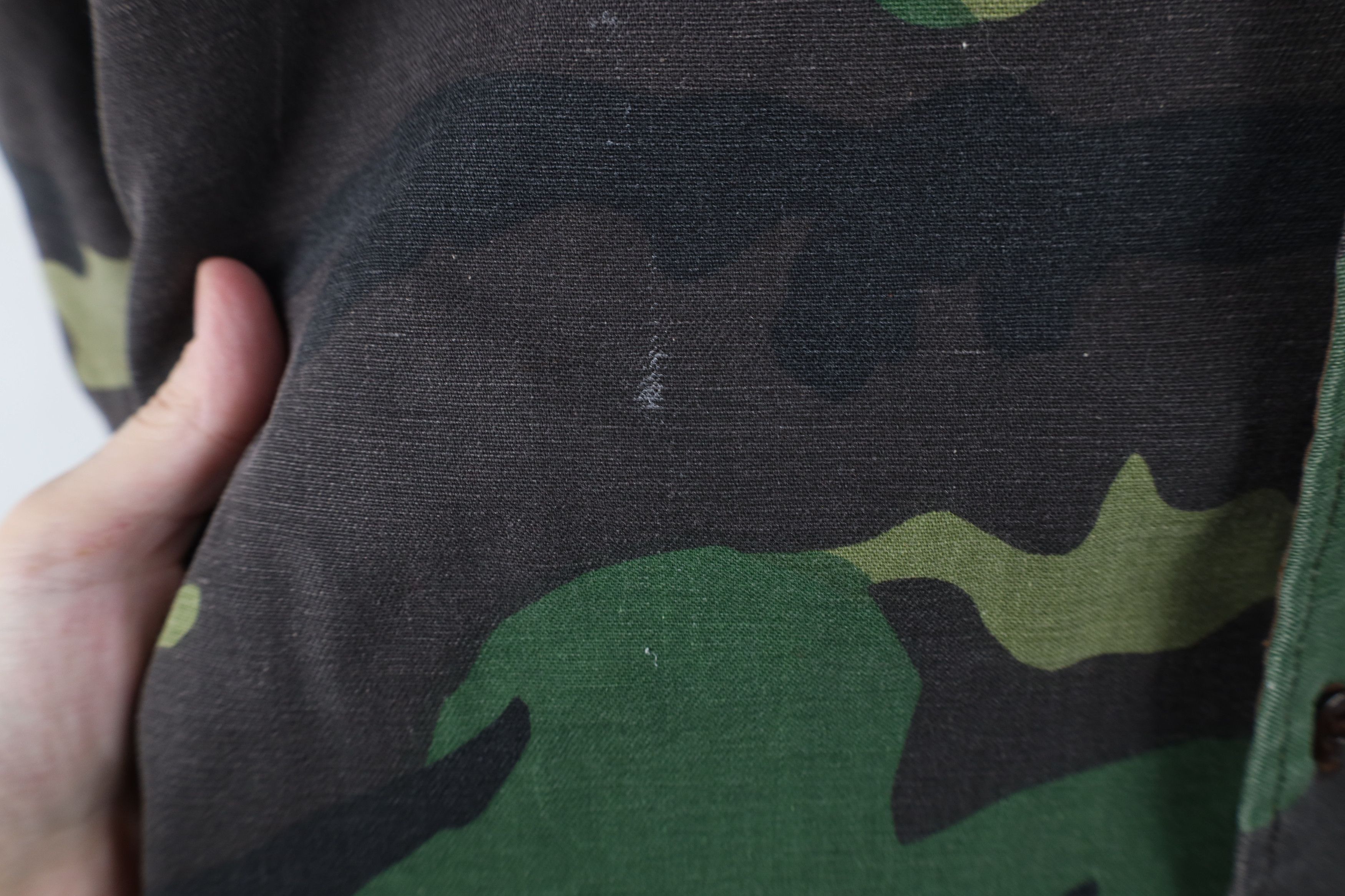 Vintage Vintage 70s Streetwear Quilted Camouflage Shirt Jacket USA Size US L / EU 52-54 / 3 - 8 Thumbnail