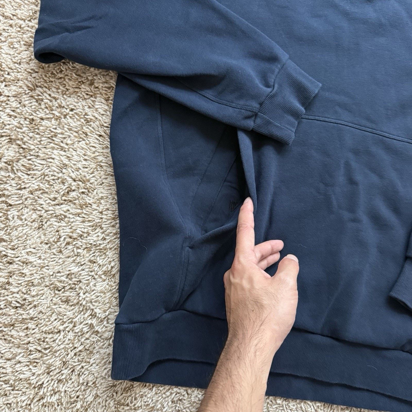 Lululemon LuluLemon Navy Blue Athletic Hoodie Pullover Size Large Soft Size US L / EU 52-54 / 3 - 4 Thumbnail
