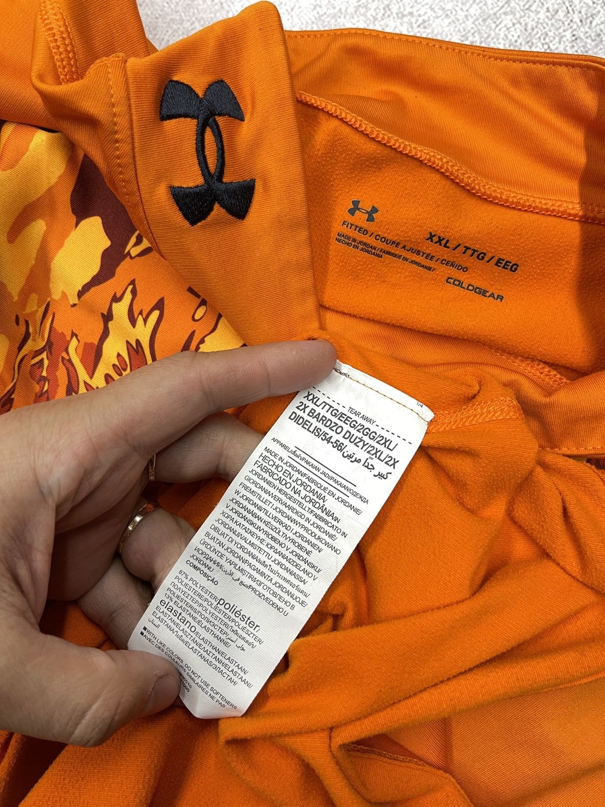 Under Armour Mens Under Armour Cold Gear Printed Mock Longsleeve Size US XXL / EU 58 / 5 - 7 Thumbnail